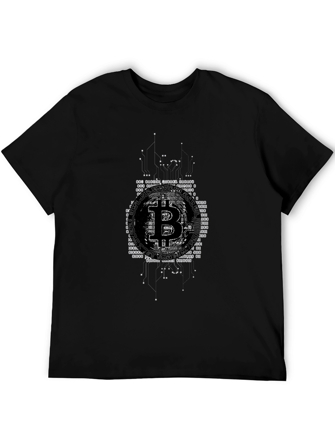 Bitcoin Tech Black T-Shirt - Crypto Currency