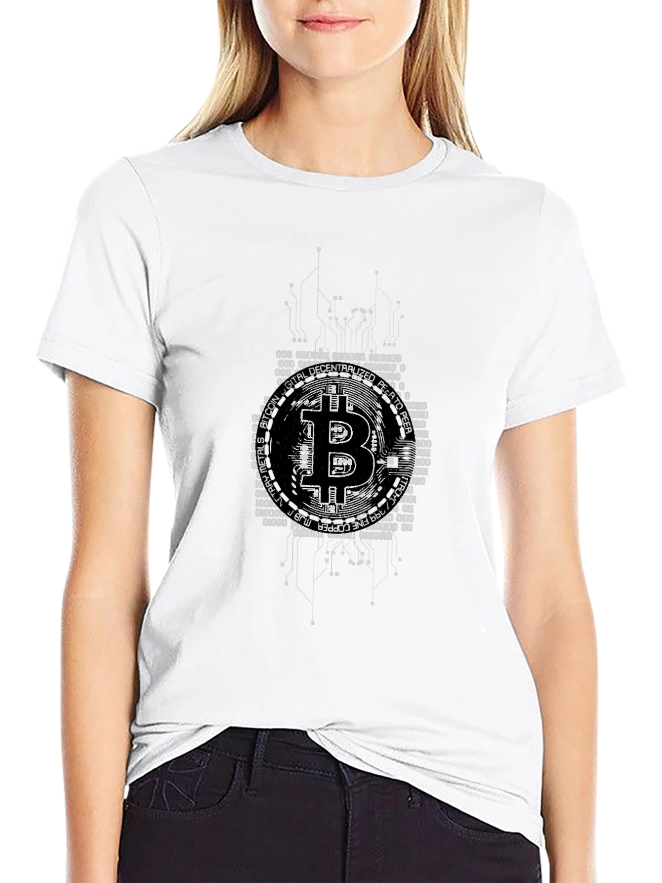 Bitcoin Tech Black T-Shirt - Crypto Currency