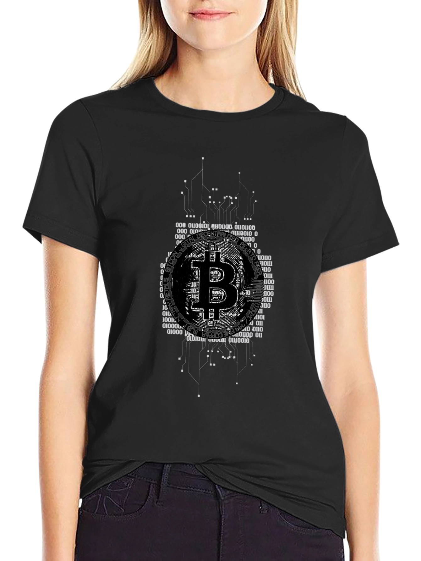 Bitcoin Tech Black T-Shirt - Crypto Currency