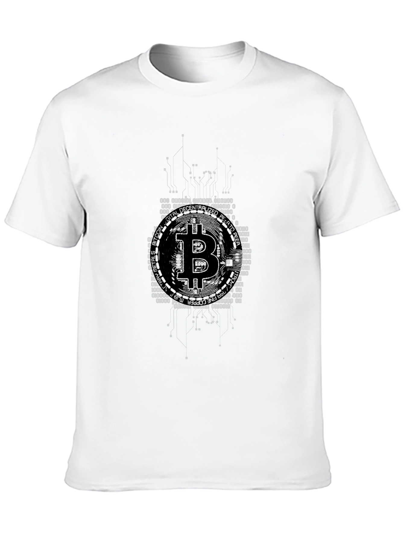 Bitcoin Tech Black T-Shirt - Crypto Currency