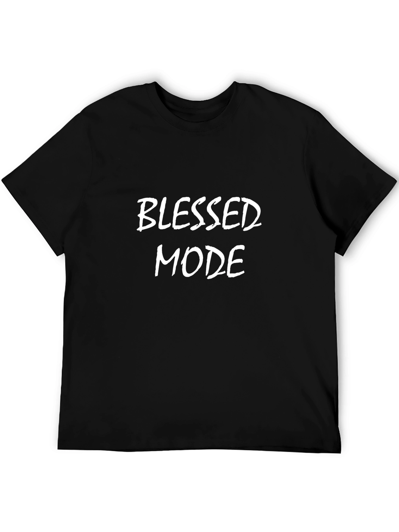 Blessed Mode Black Graphic T-Shirt