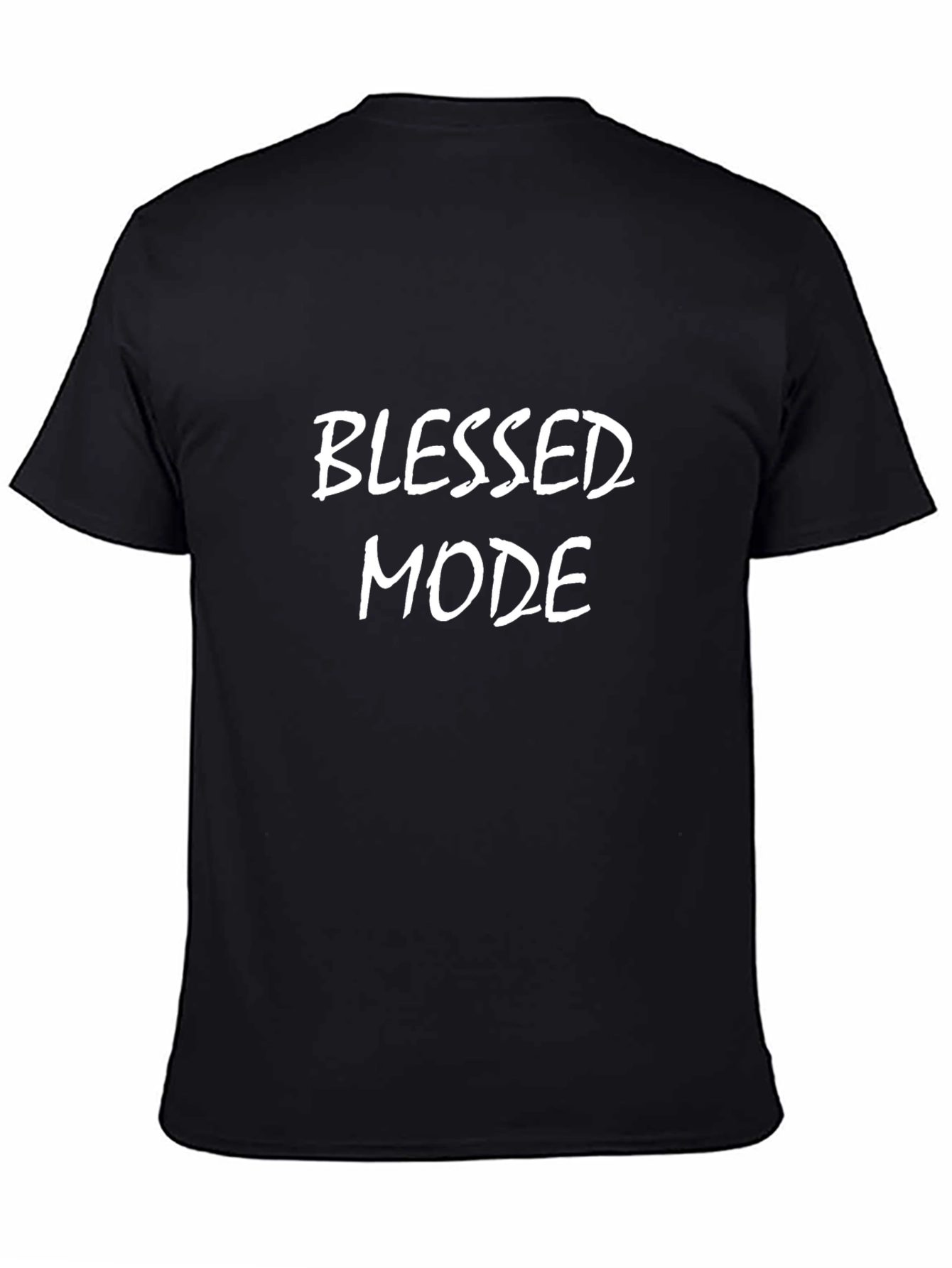 Blessed Mode Black Graphic T-Shirt