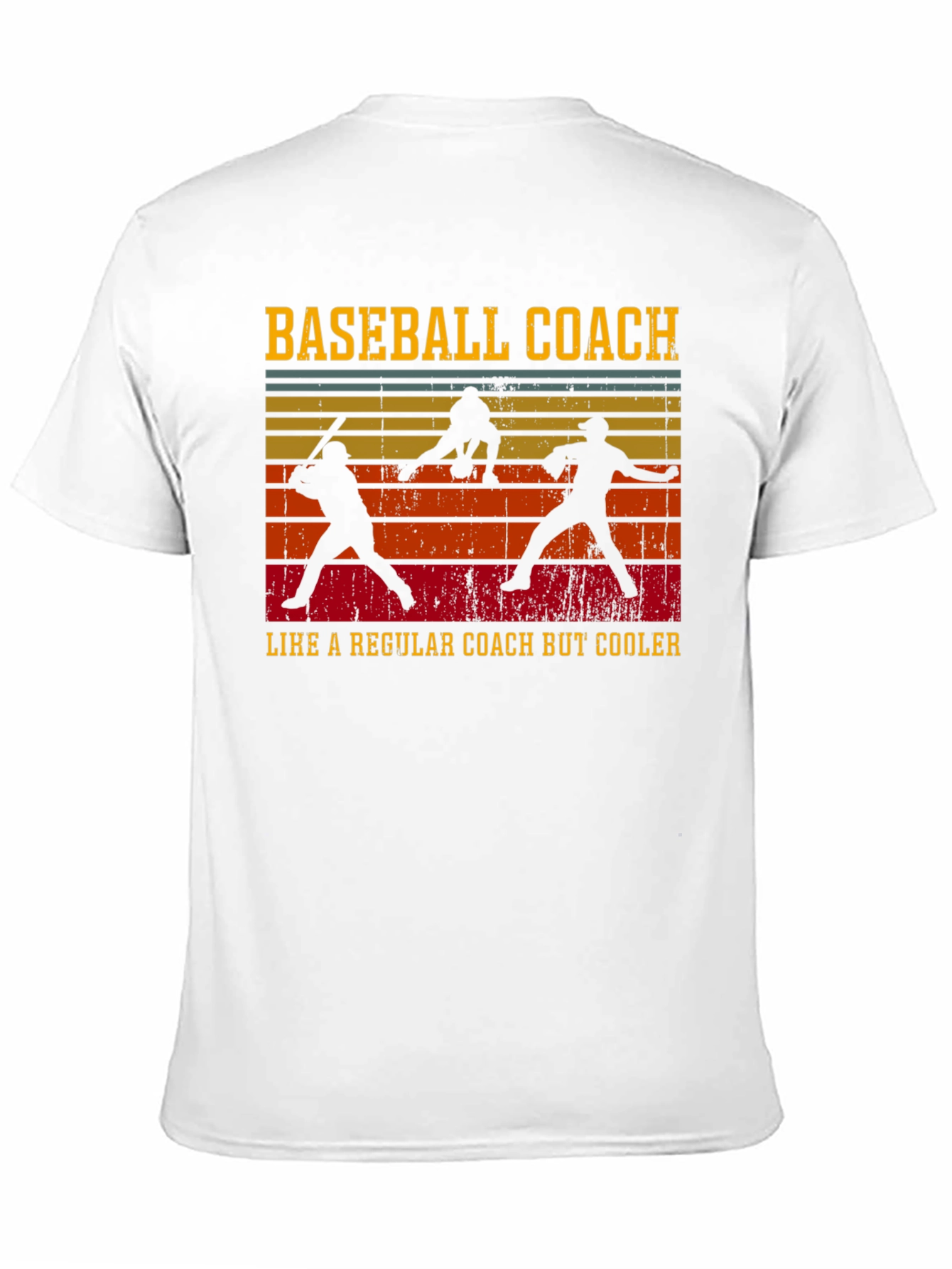 Baseball Coach T-Shirt - Cool Retro Design