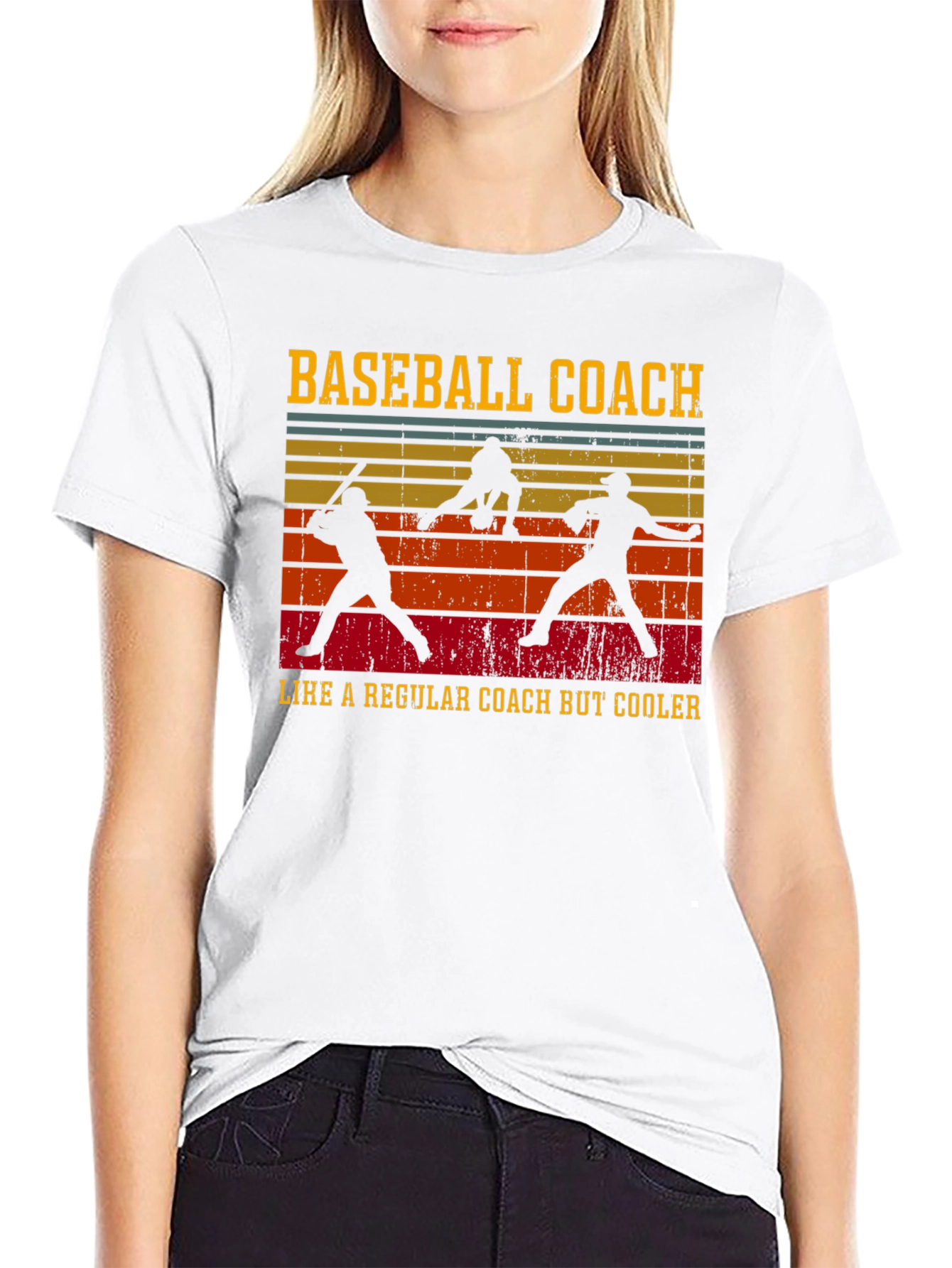 Baseball Coach T-Shirt - Cool Retro Design