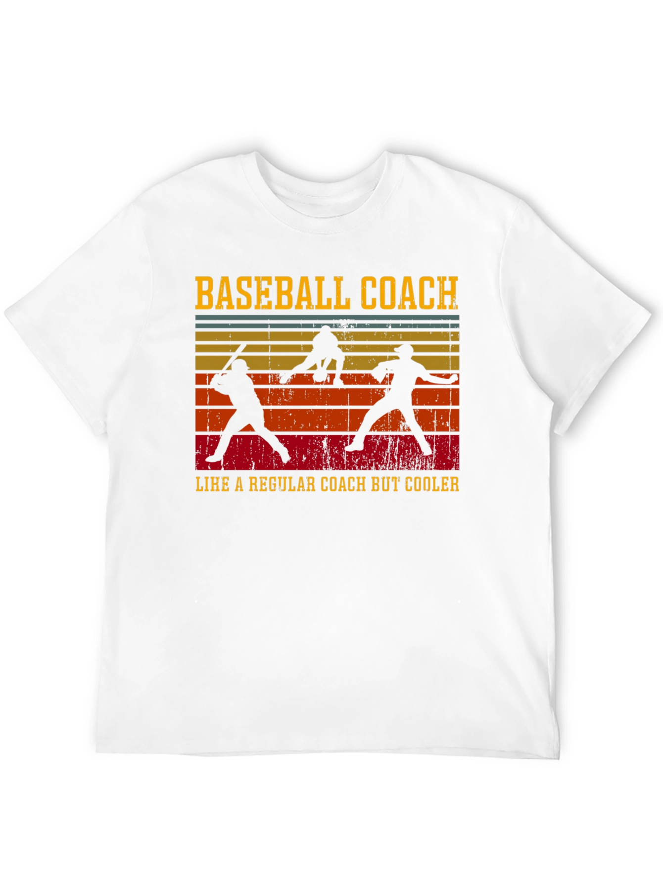 Baseball Coach T-Shirt - Cool Retro Design