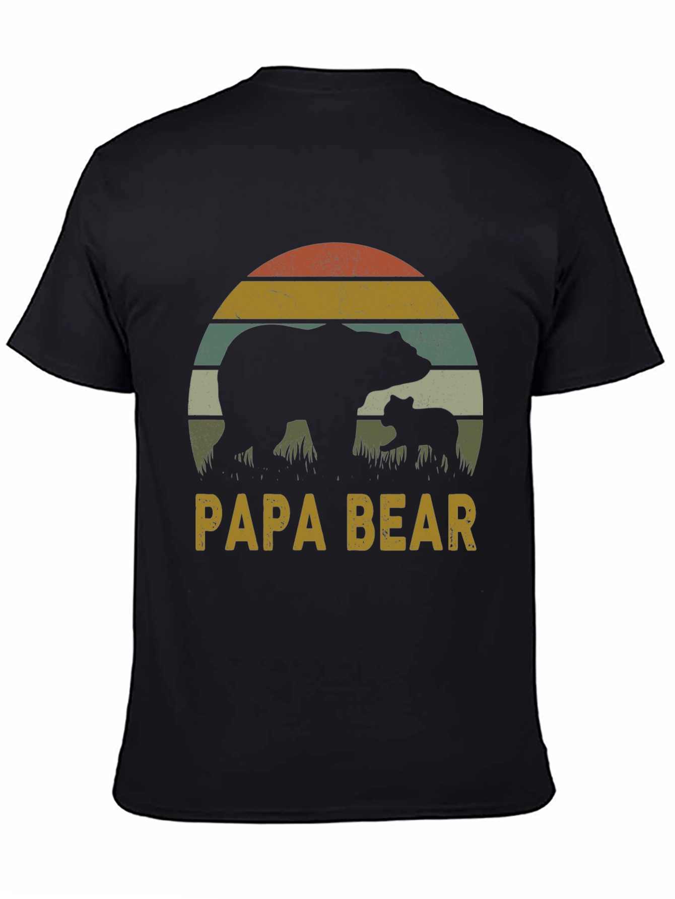 Papa Bear Graphic Tee - Fathers Day Gift