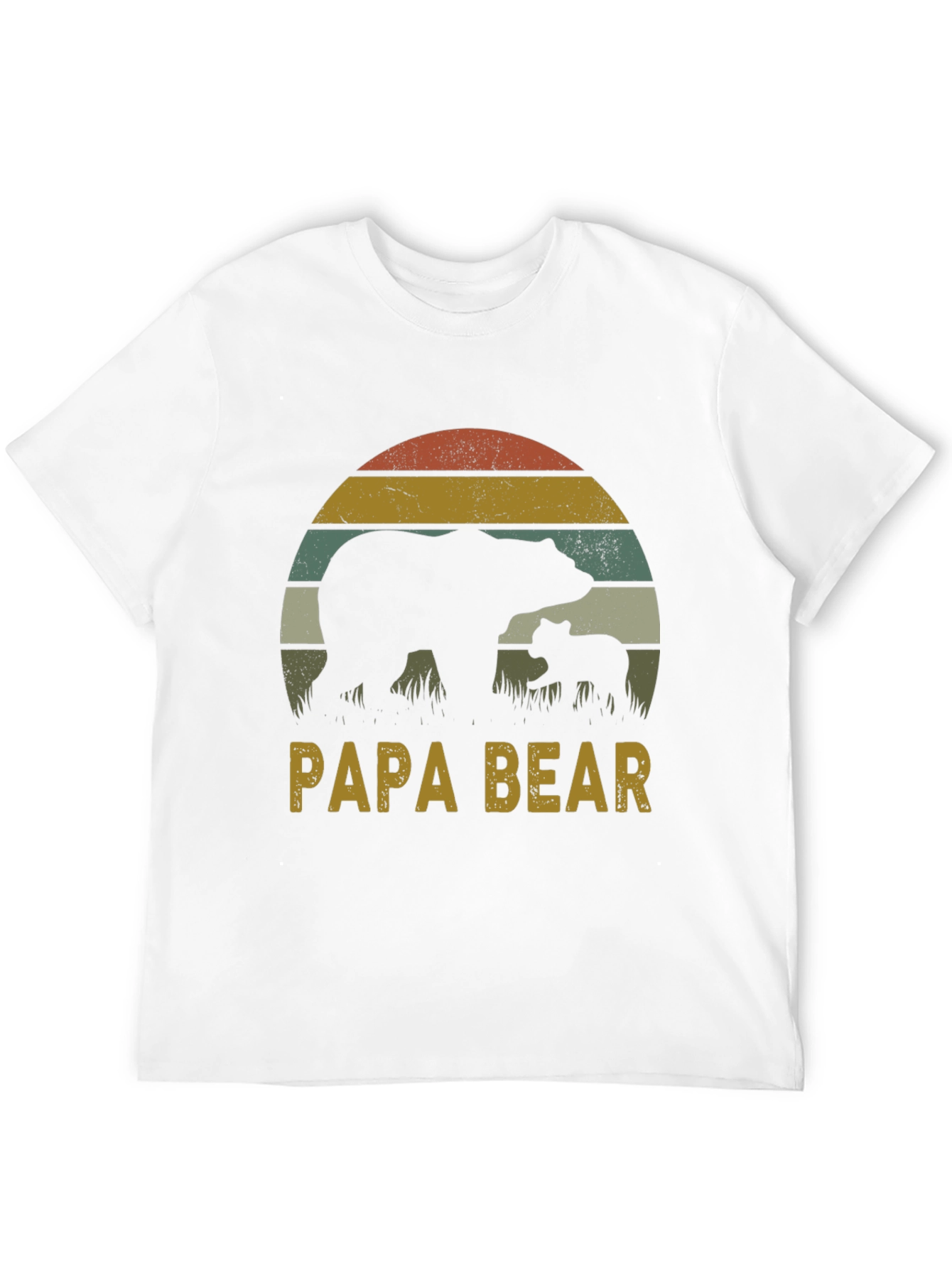 Papa Bear Graphic Tee - Fathers Day Gift