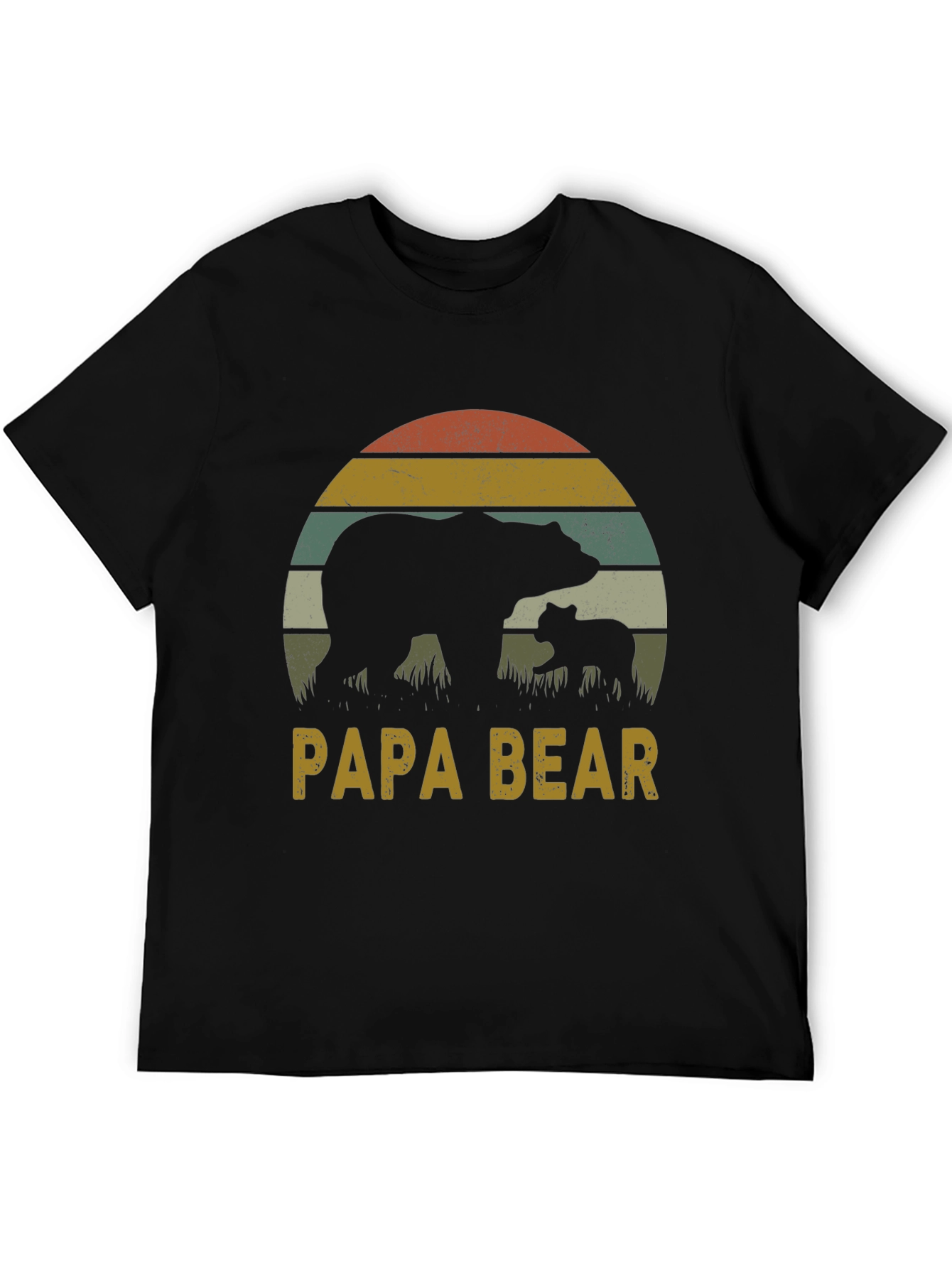 Papa Bear Graphic Tee - Fathers Day Gift