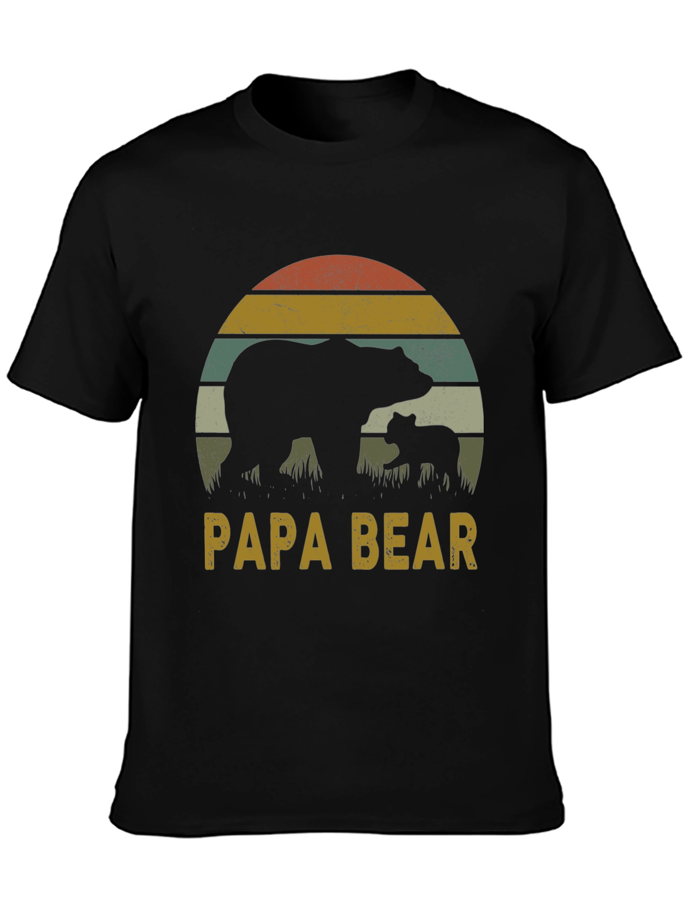 Papa Bear Graphic Tee - Fathers Day Gift