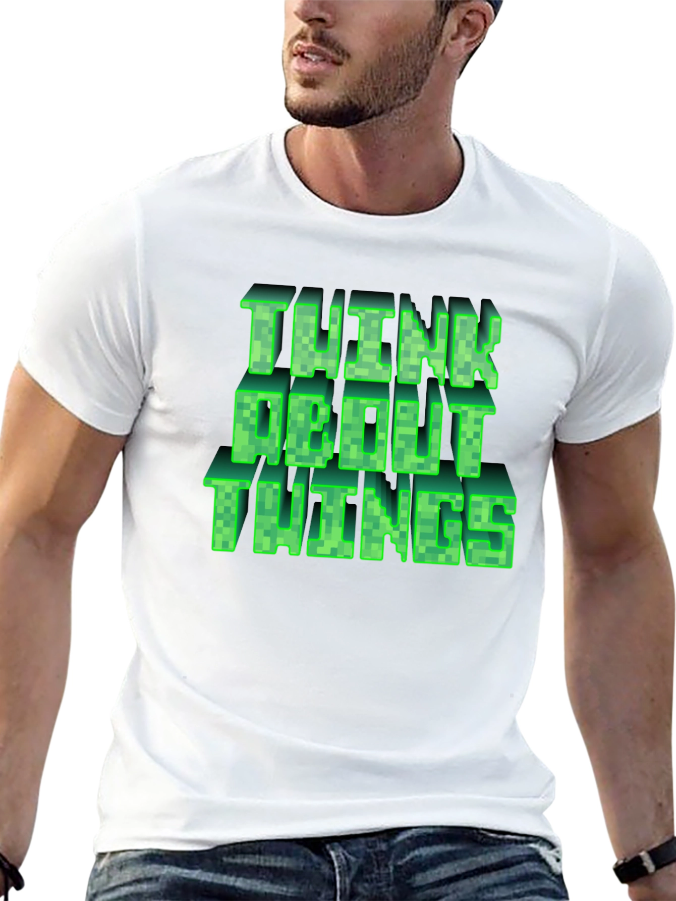 Think About Things Graphic Tee - Gamer Style Shirt