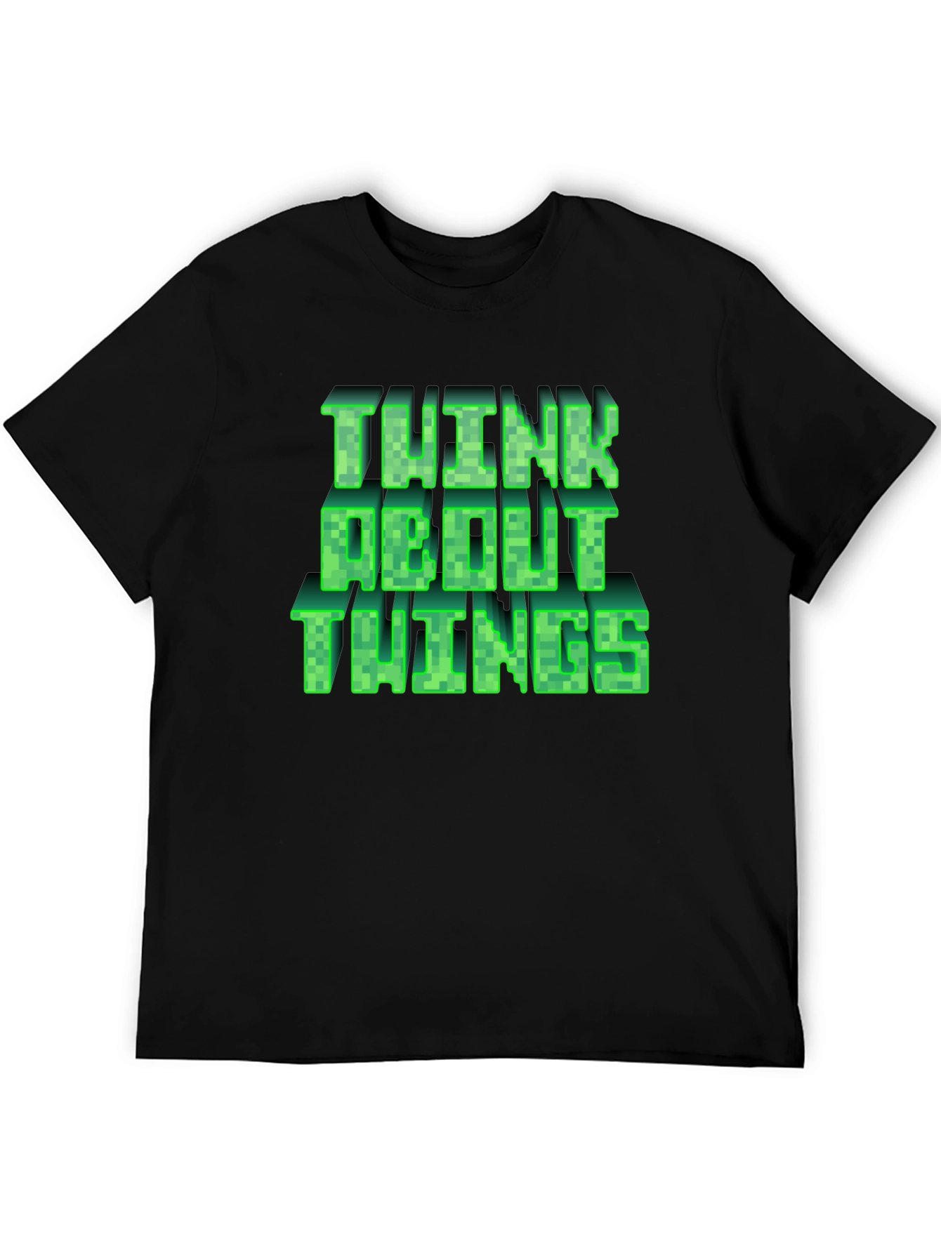 Think About Things Graphic Tee - Gamer Style Shirt