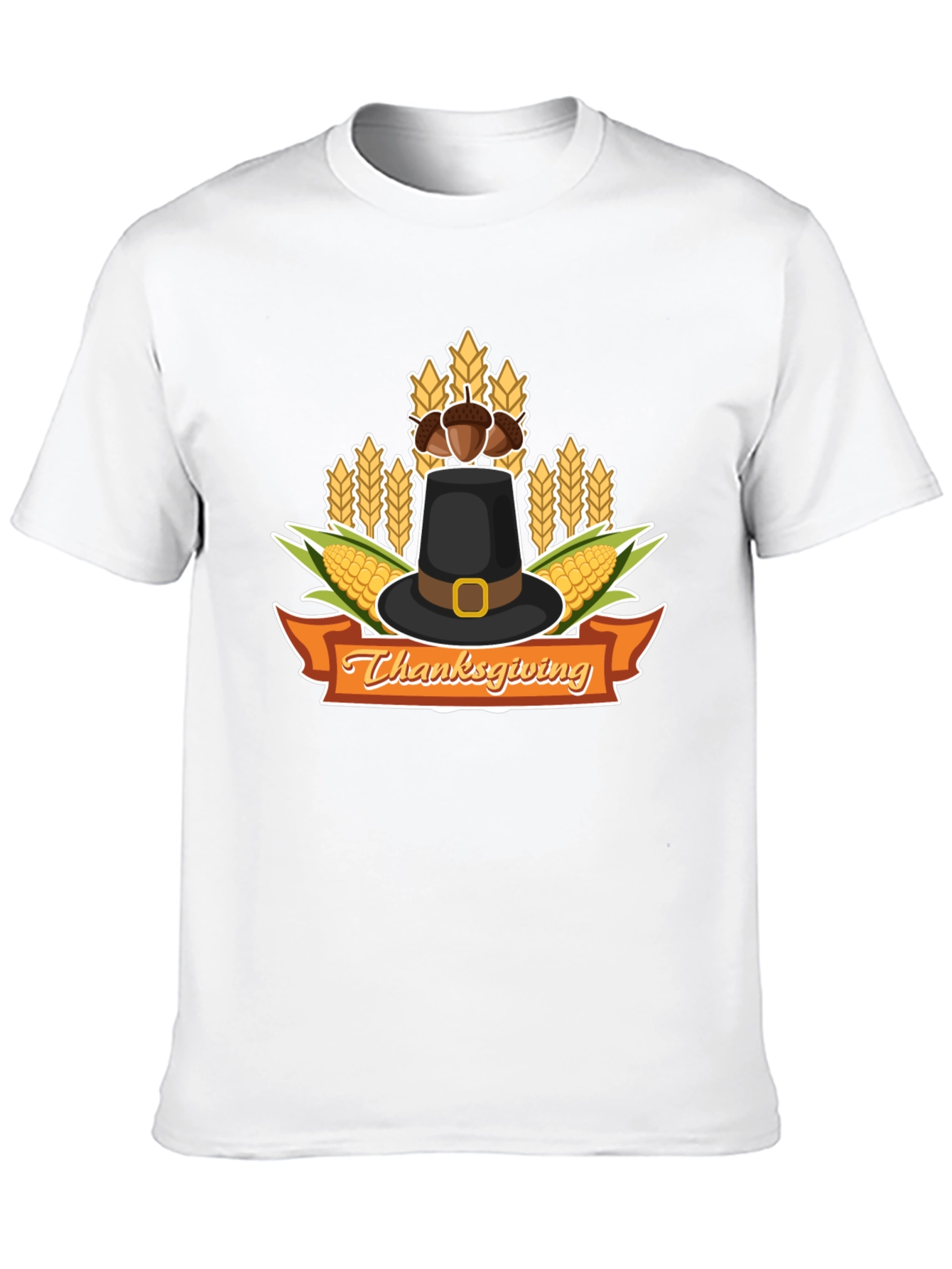 Thanksgiving Graphic T-Shirt Holiday Pilgrims Tee