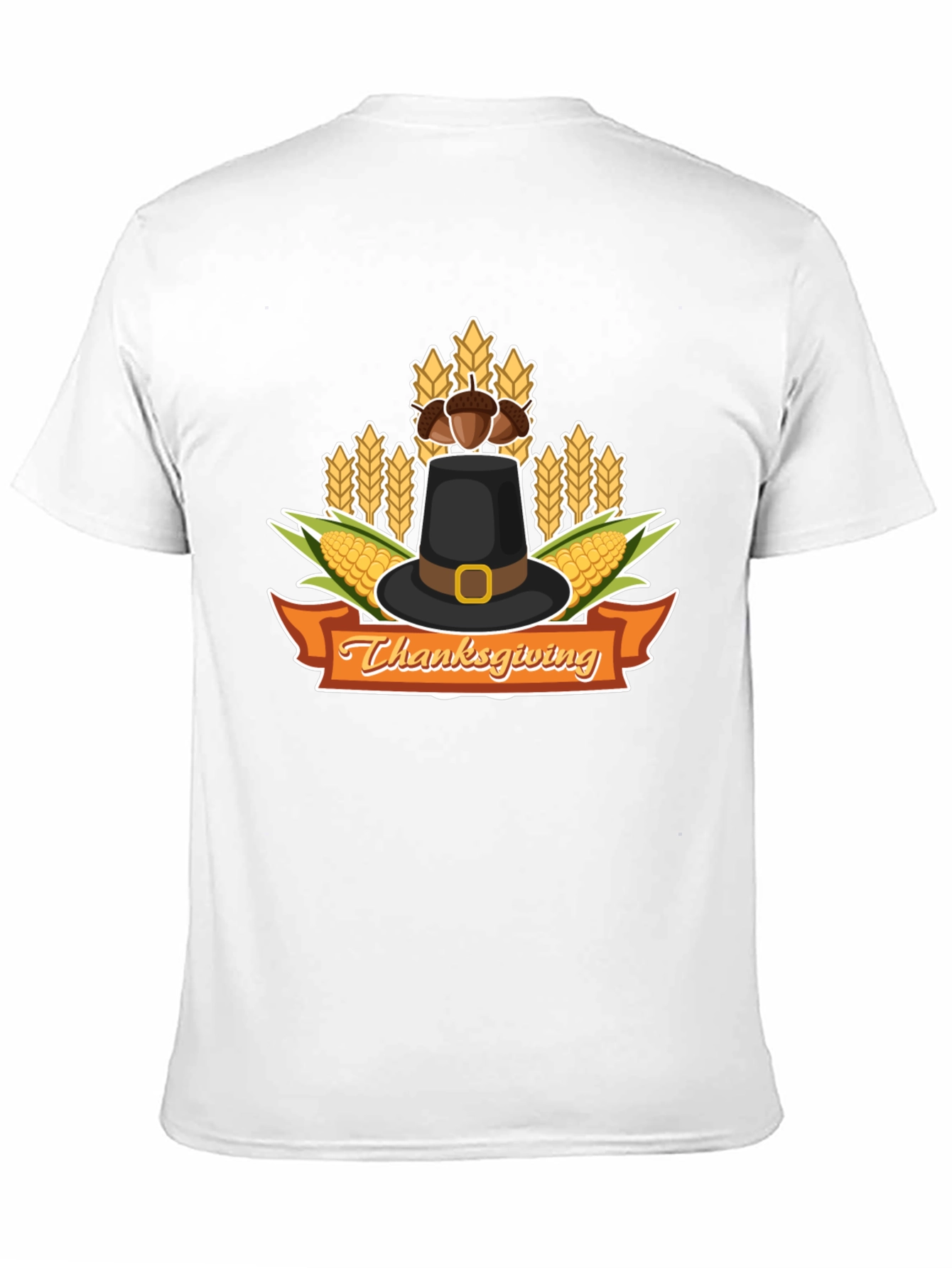 Thanksgiving Graphic T-Shirt Holiday Pilgrims Tee
