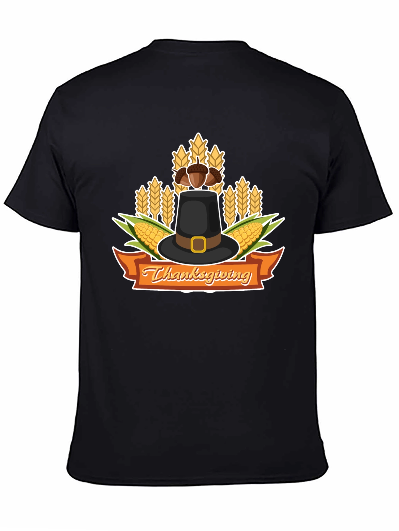 Thanksgiving Graphic T-Shirt Holiday Pilgrims Tee