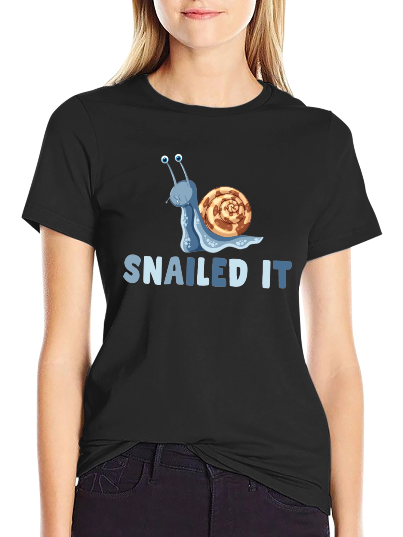 Snailed It! Graphic T-Shirt - Fun Snail Pun