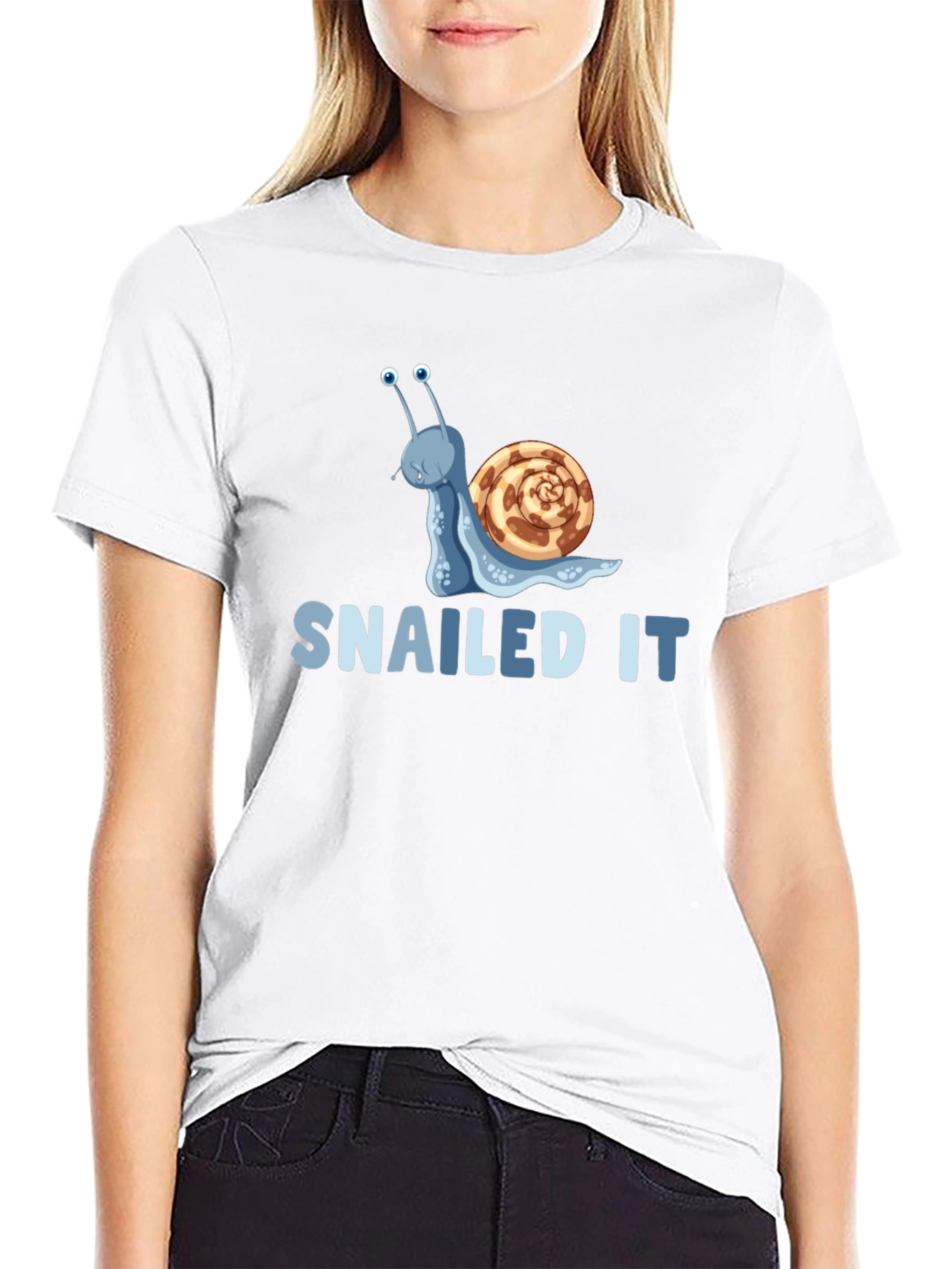 Snailed It! Graphic T-Shirt - Fun Snail Pun