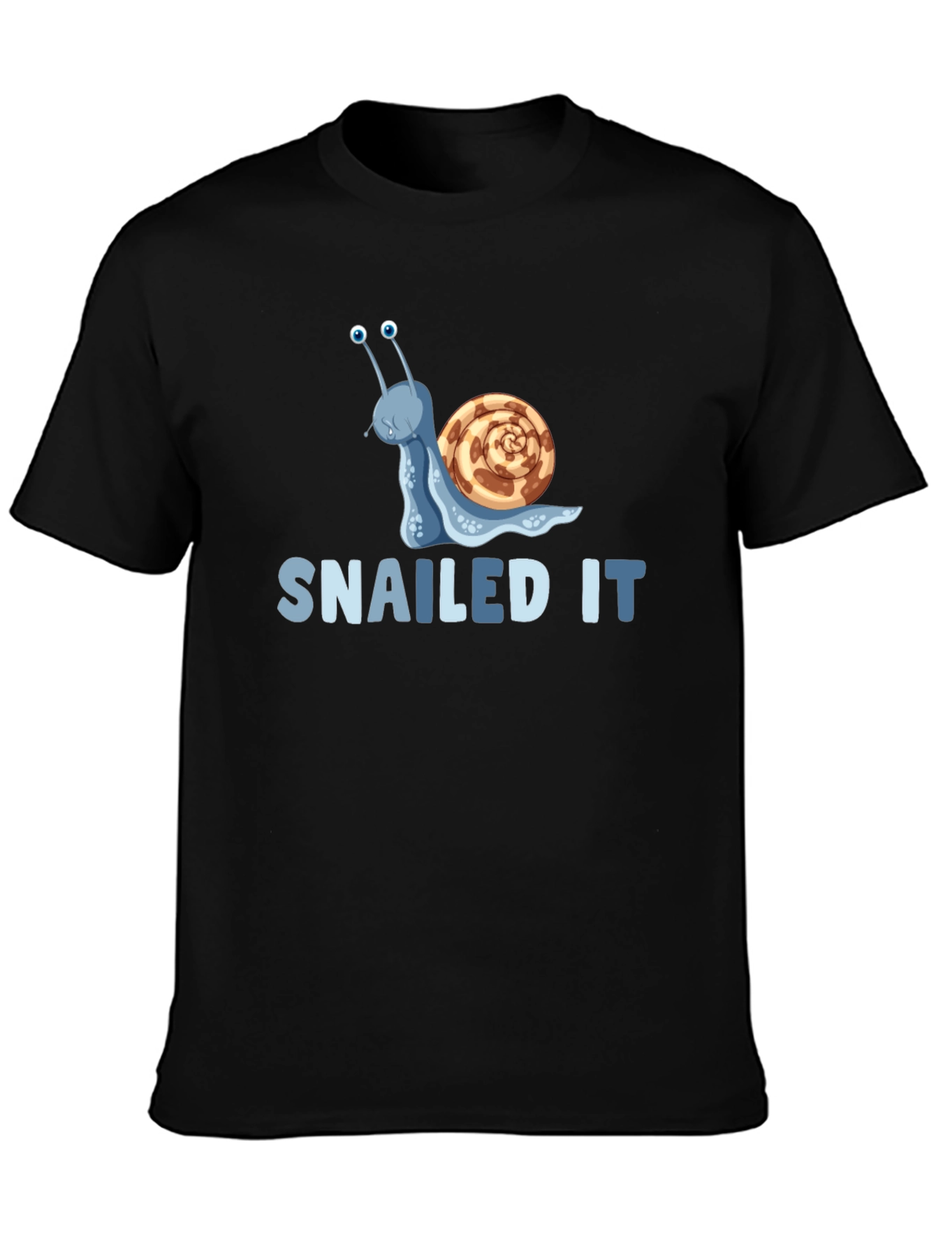 Snailed It! Graphic T-Shirt - Fun Snail Pun