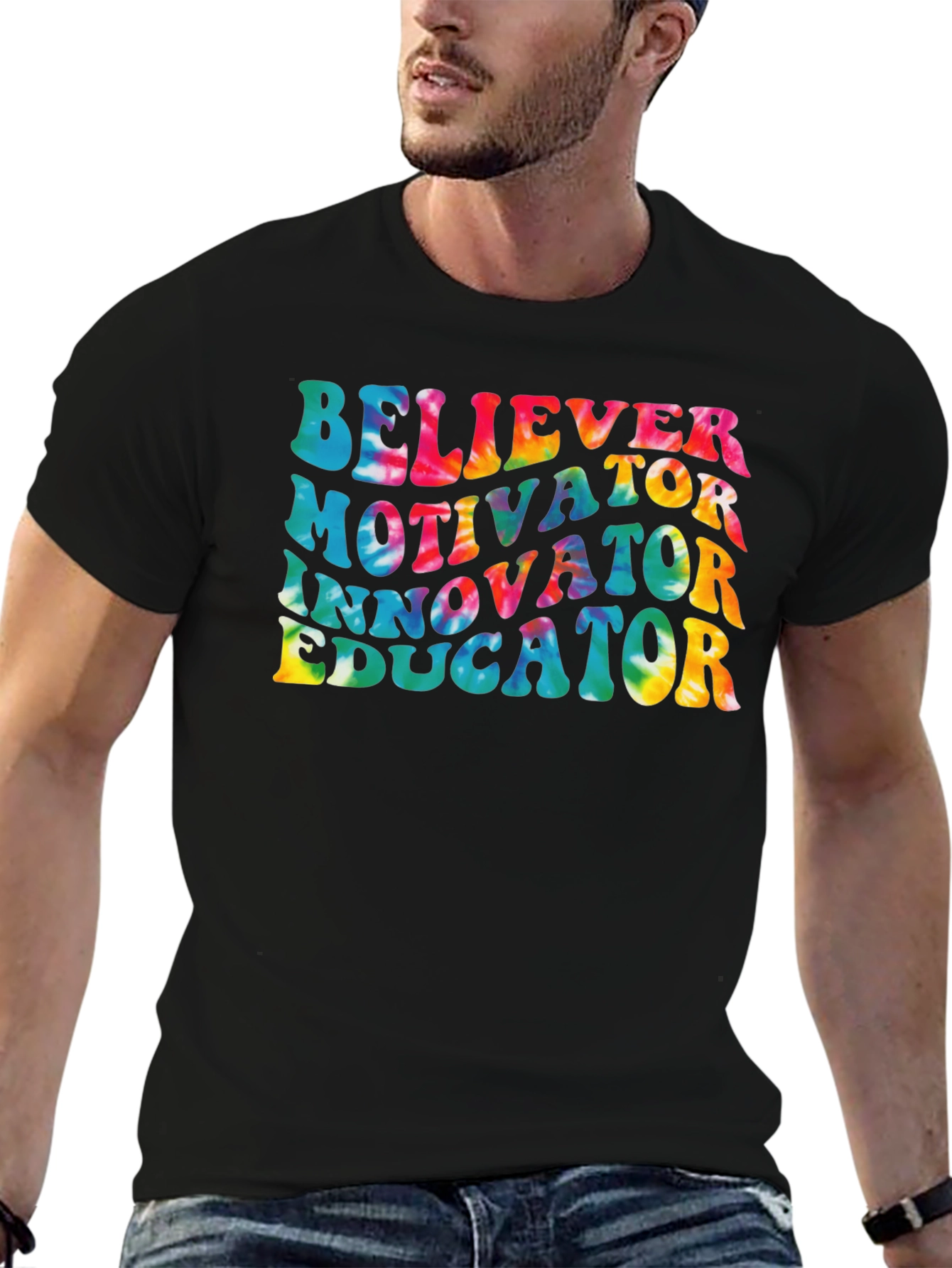 Believer Motivator Educator Graphic Tee