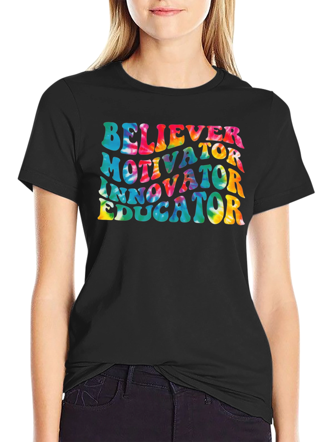 Believer Motivator Educator Graphic Tee