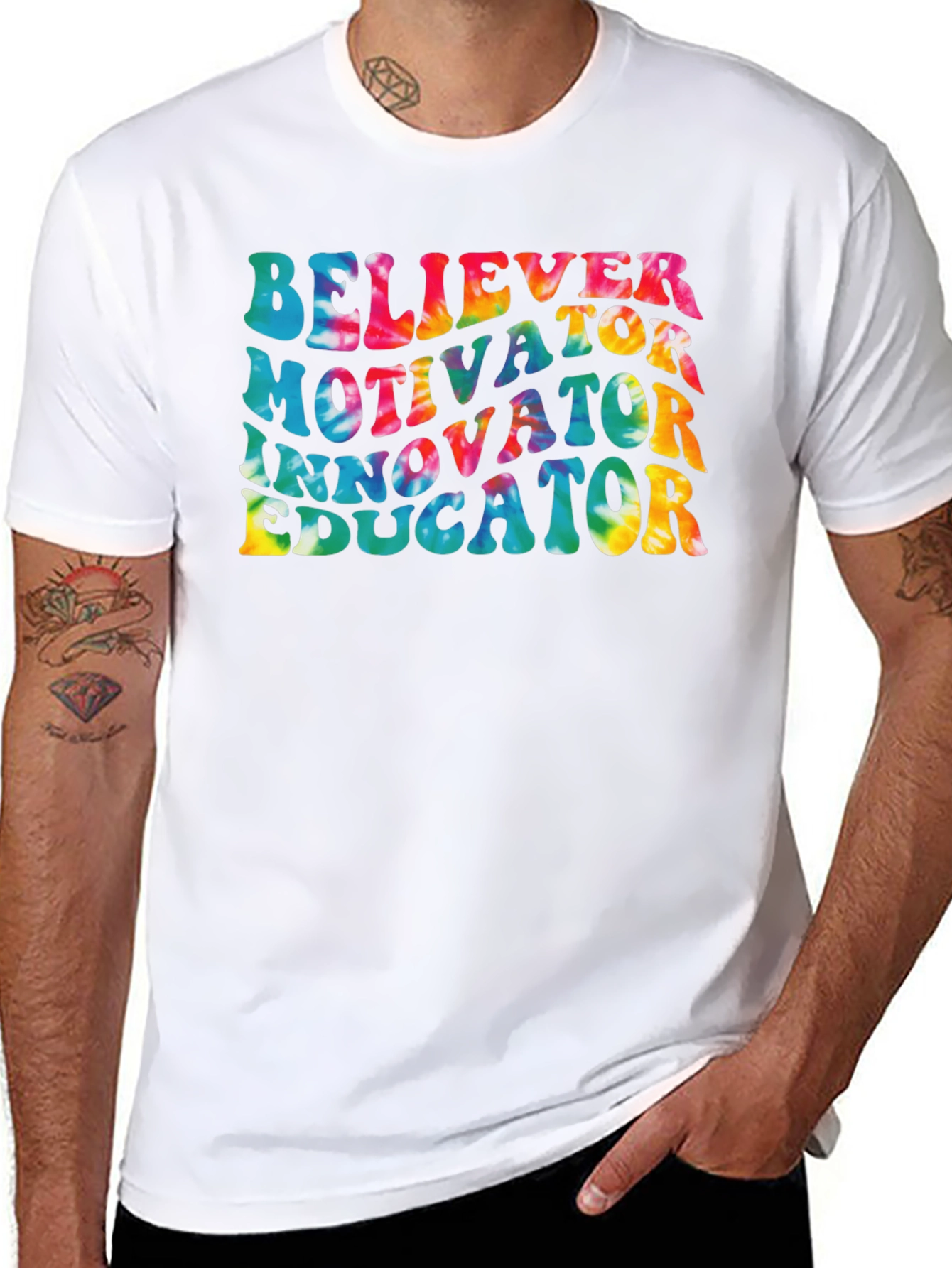 Believer Motivator Educator Graphic Tee