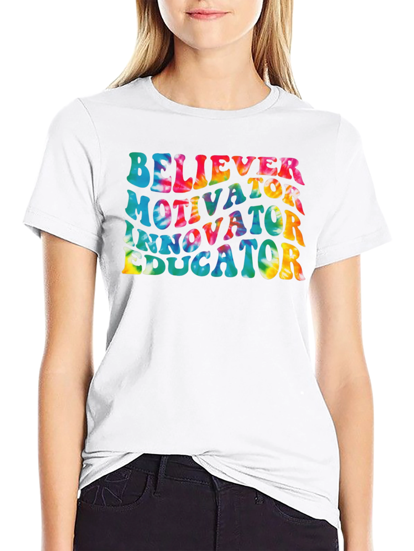 Believer Motivator Educator Graphic Tee