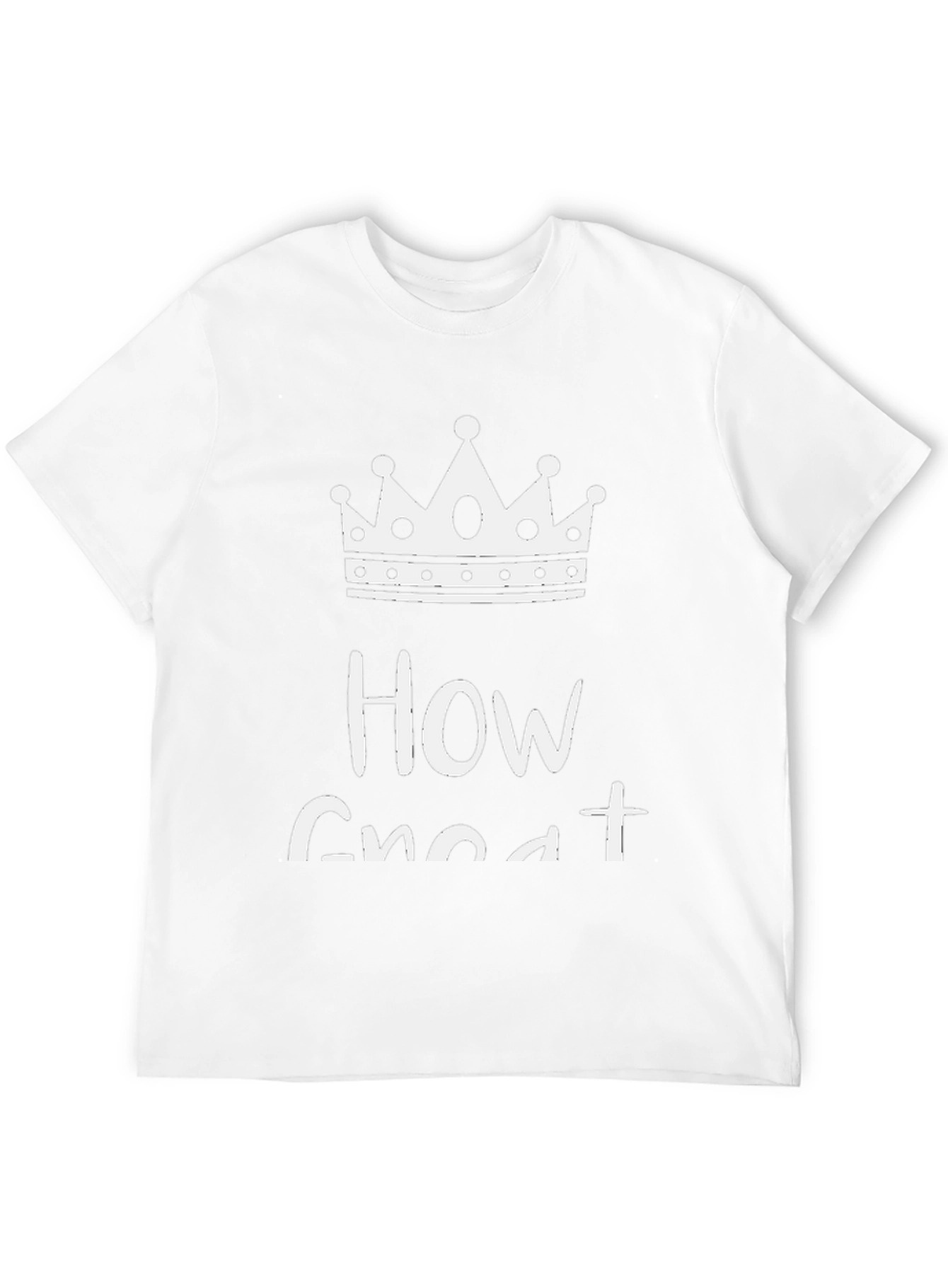 How Great Crown Graphic Black T-Shirt