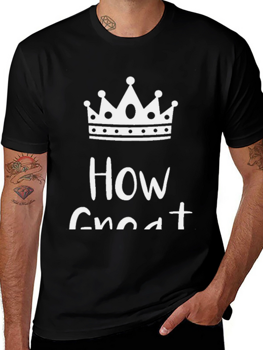 How Great Crown Graphic Black T-Shirt