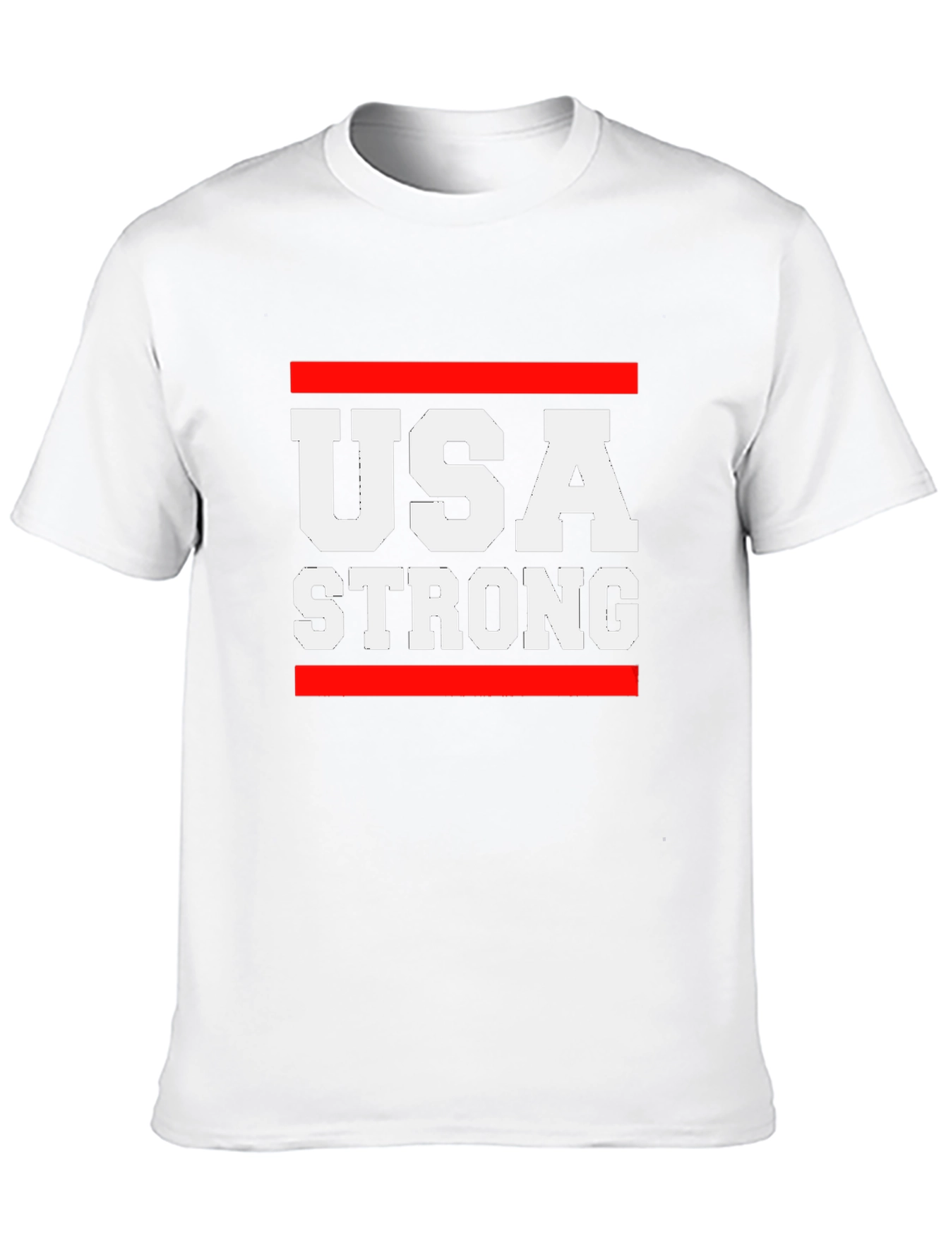 USA Strong Graphic T-Shirt - Patriotic Tee