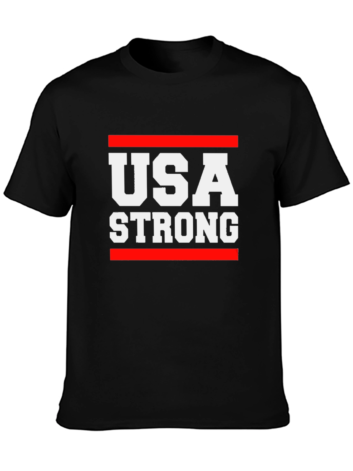 USA Strong Graphic T-Shirt - Patriotic Tee