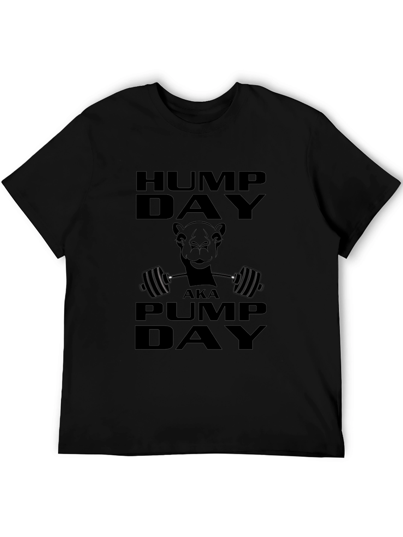 Hump Day Pump Day Camel Graphic T-Shirt