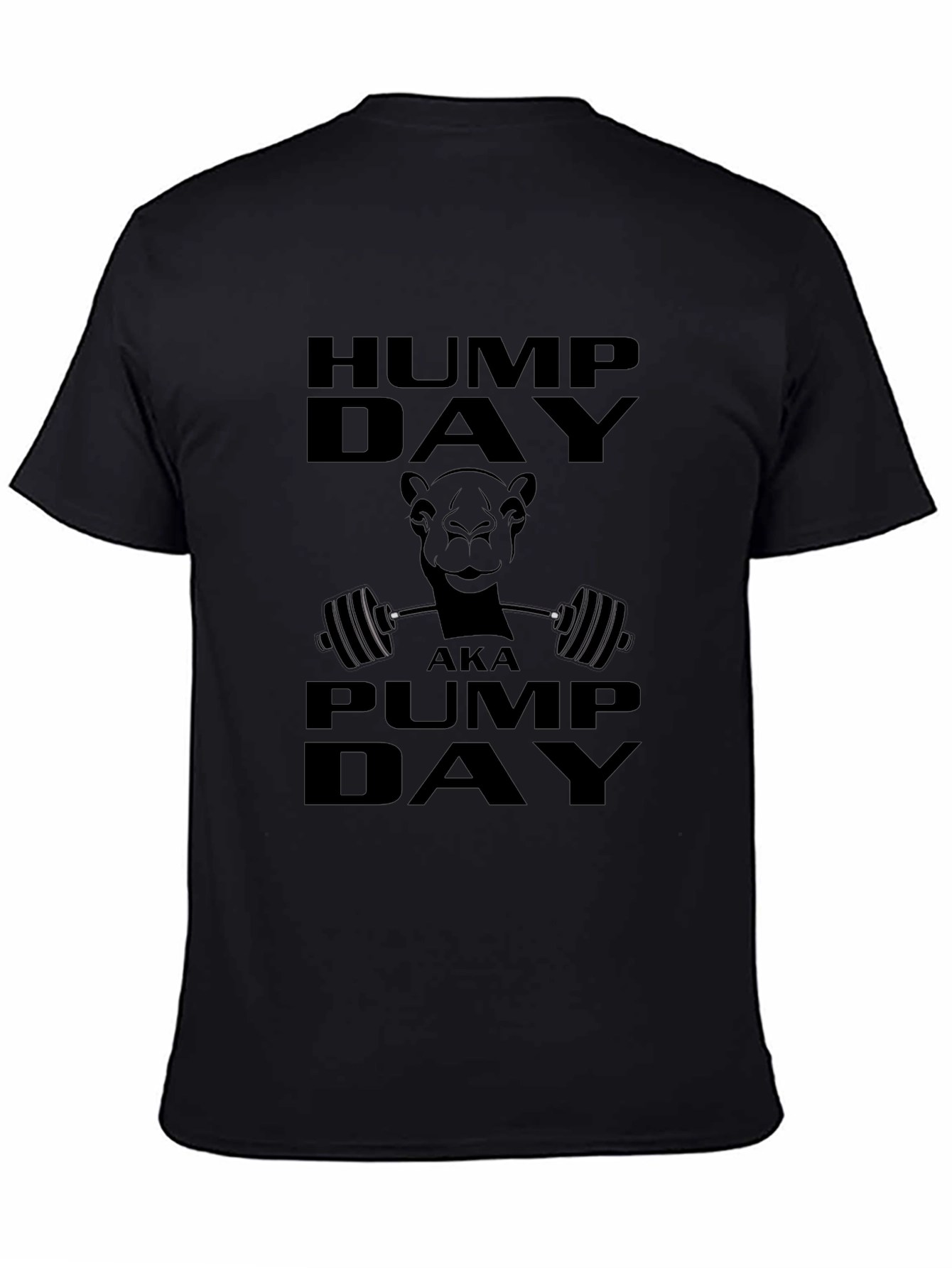 Hump Day Pump Day Camel Graphic T-Shirt