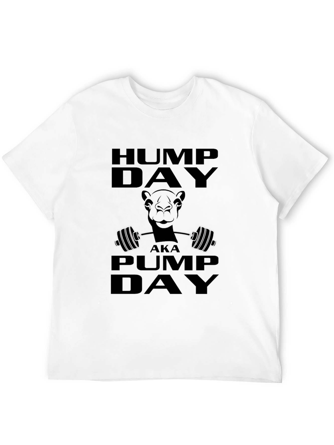 Hump Day Pump Day Camel Graphic T-Shirt