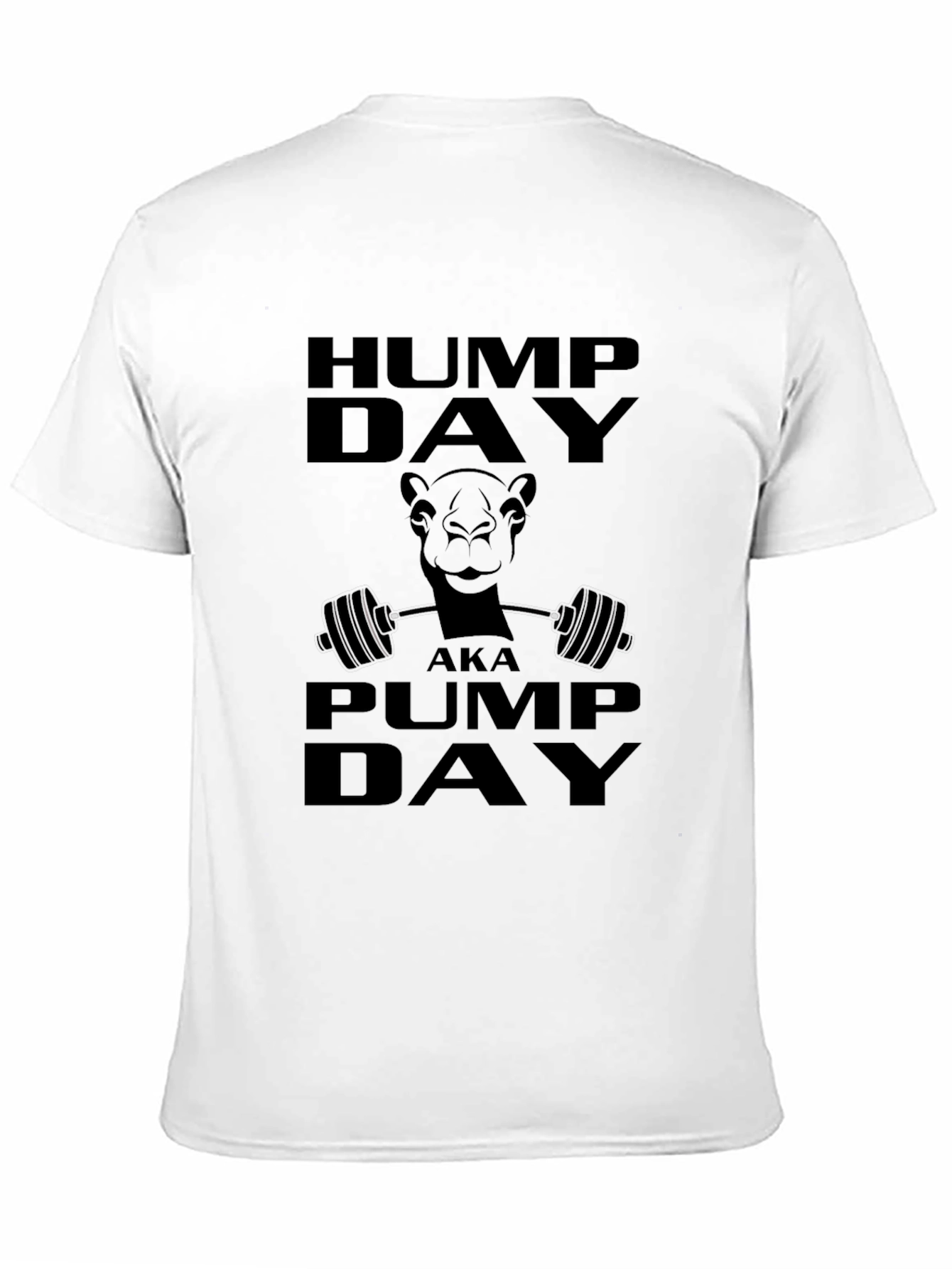 Hump Day Pump Day Camel Graphic T-Shirt