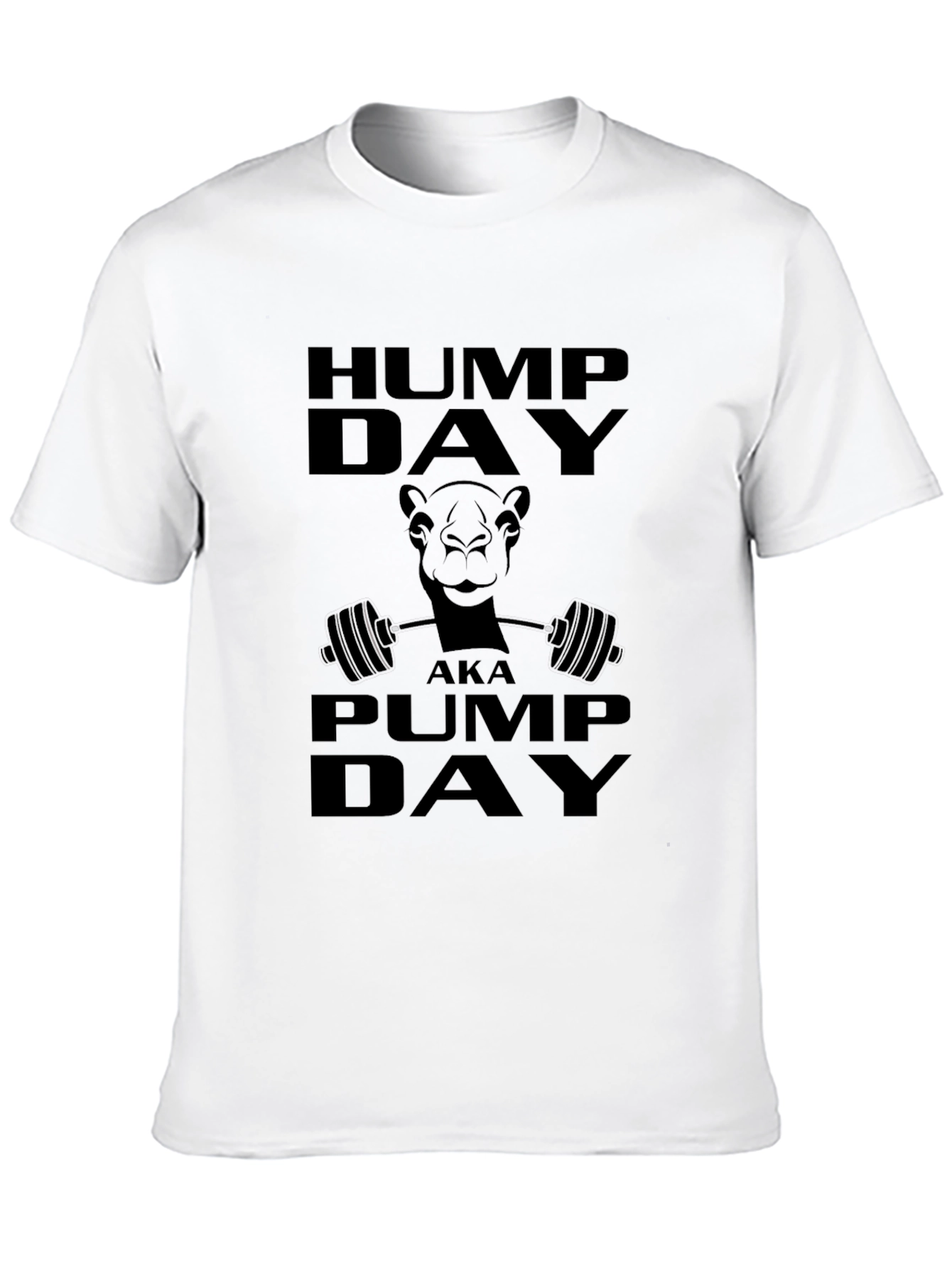 Hump Day Pump Day Camel Graphic T-Shirt