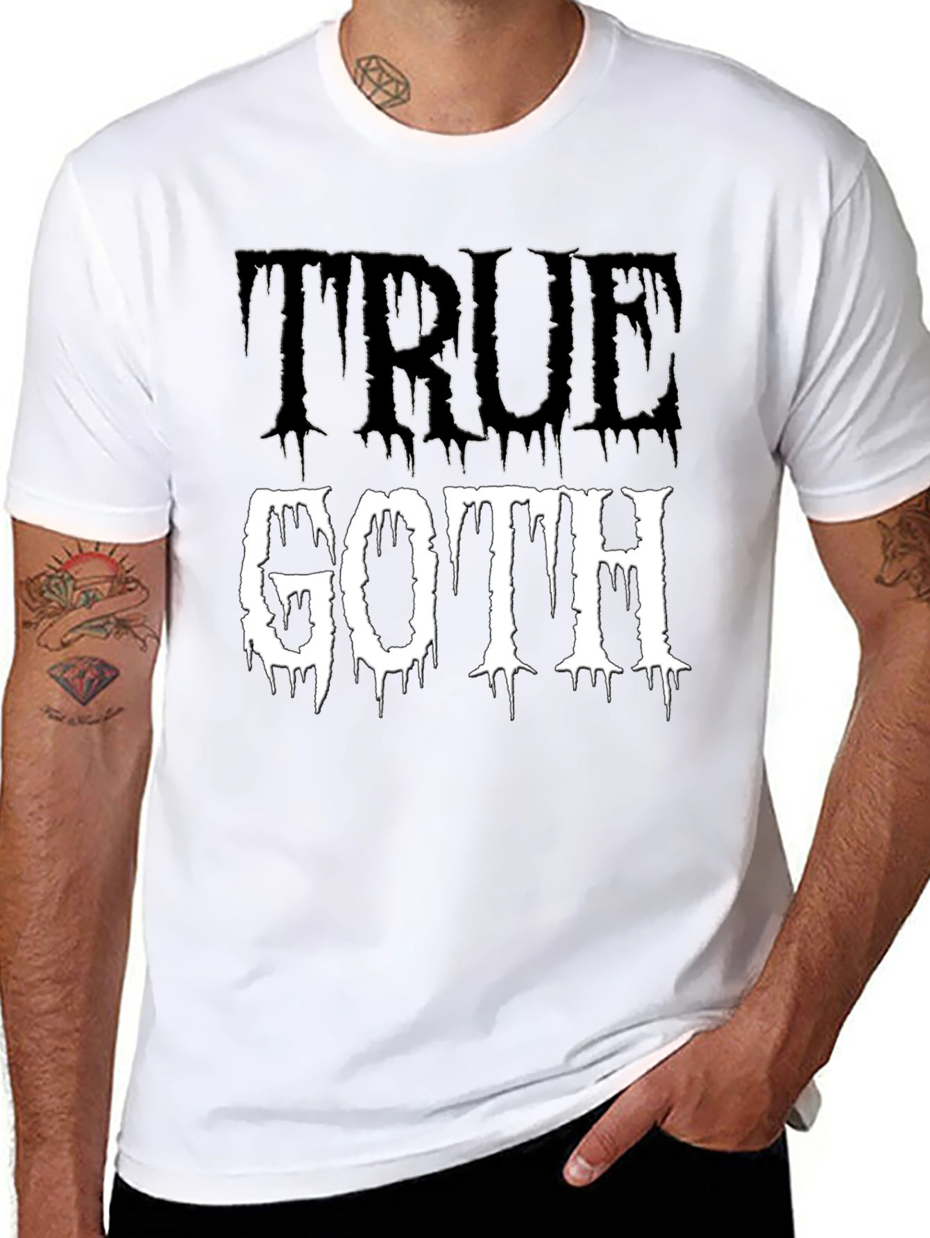 True Goth Graphic T-Shirt - Black
