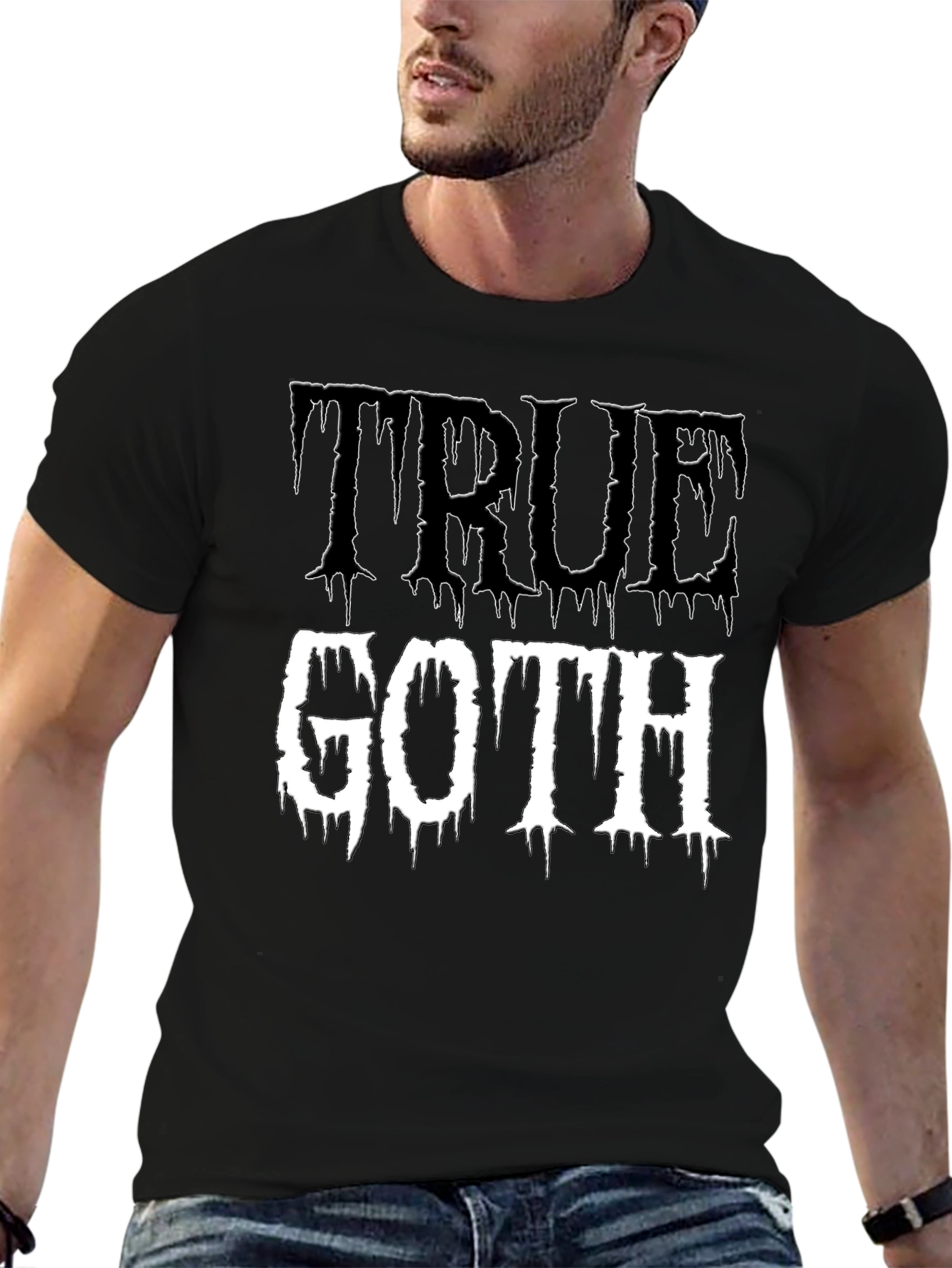 True Goth Graphic T-Shirt - Black