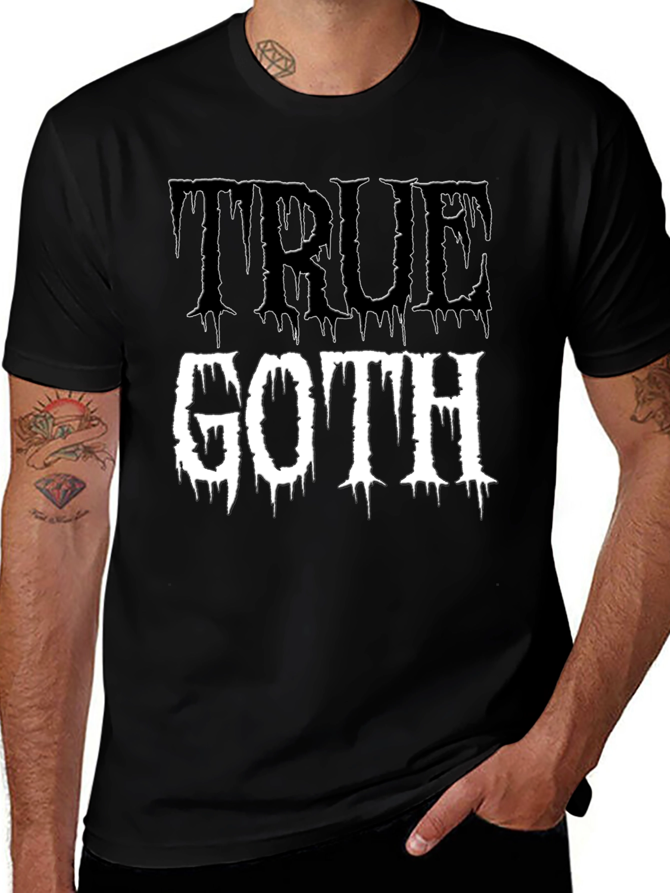 True Goth Graphic T-Shirt - Black