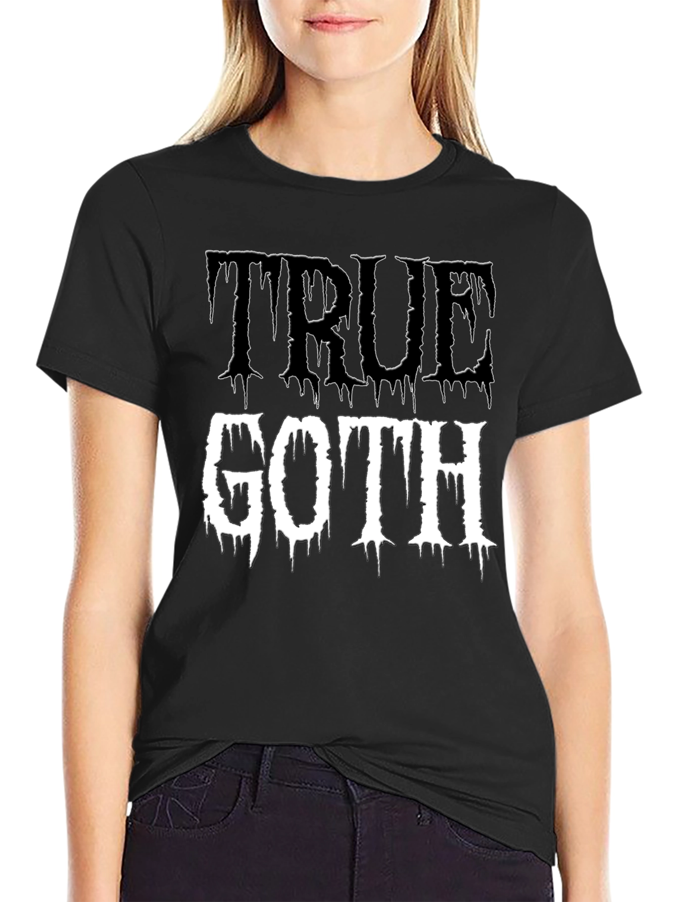 True Goth Graphic T-Shirt - Black