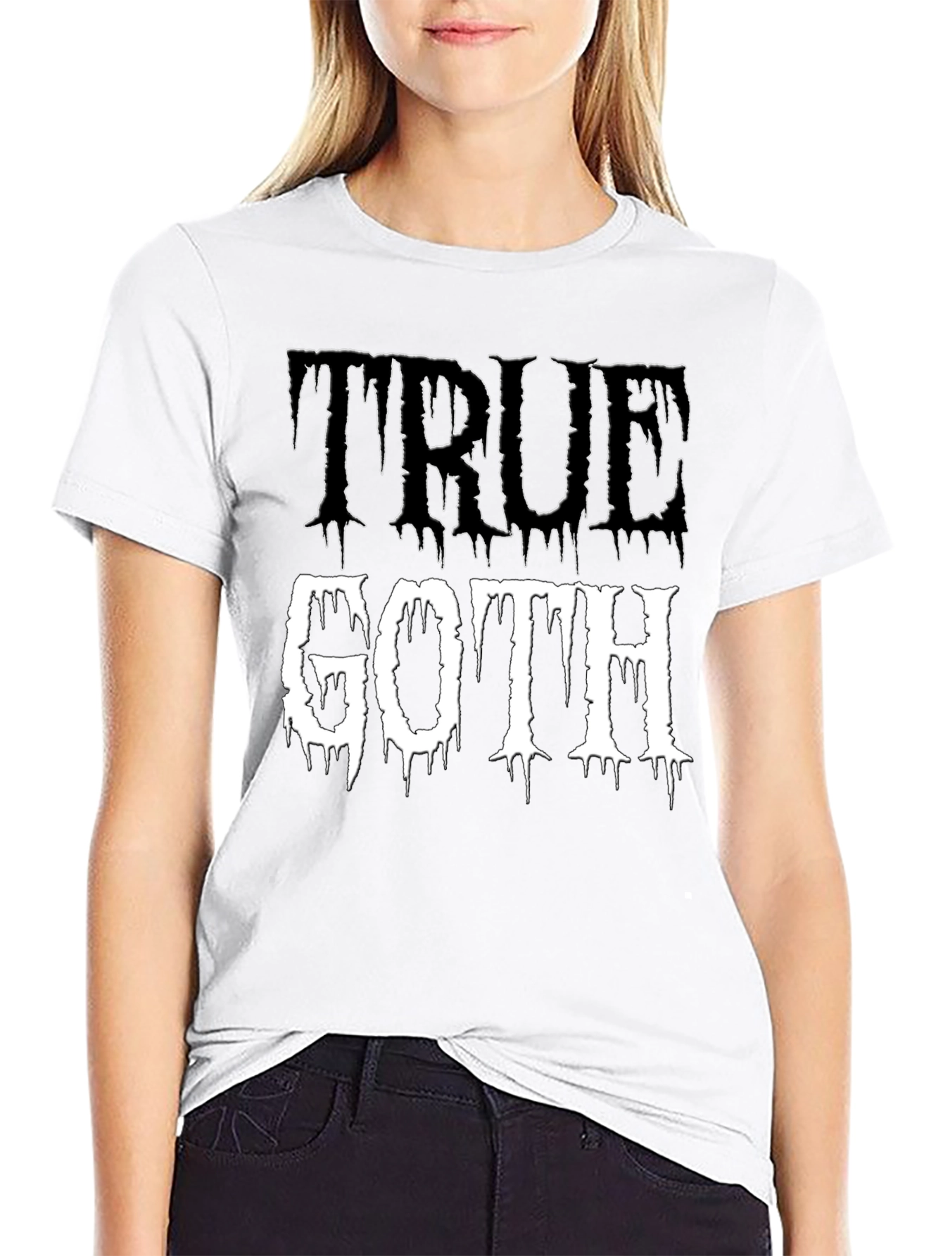 True Goth Graphic T-Shirt - Black