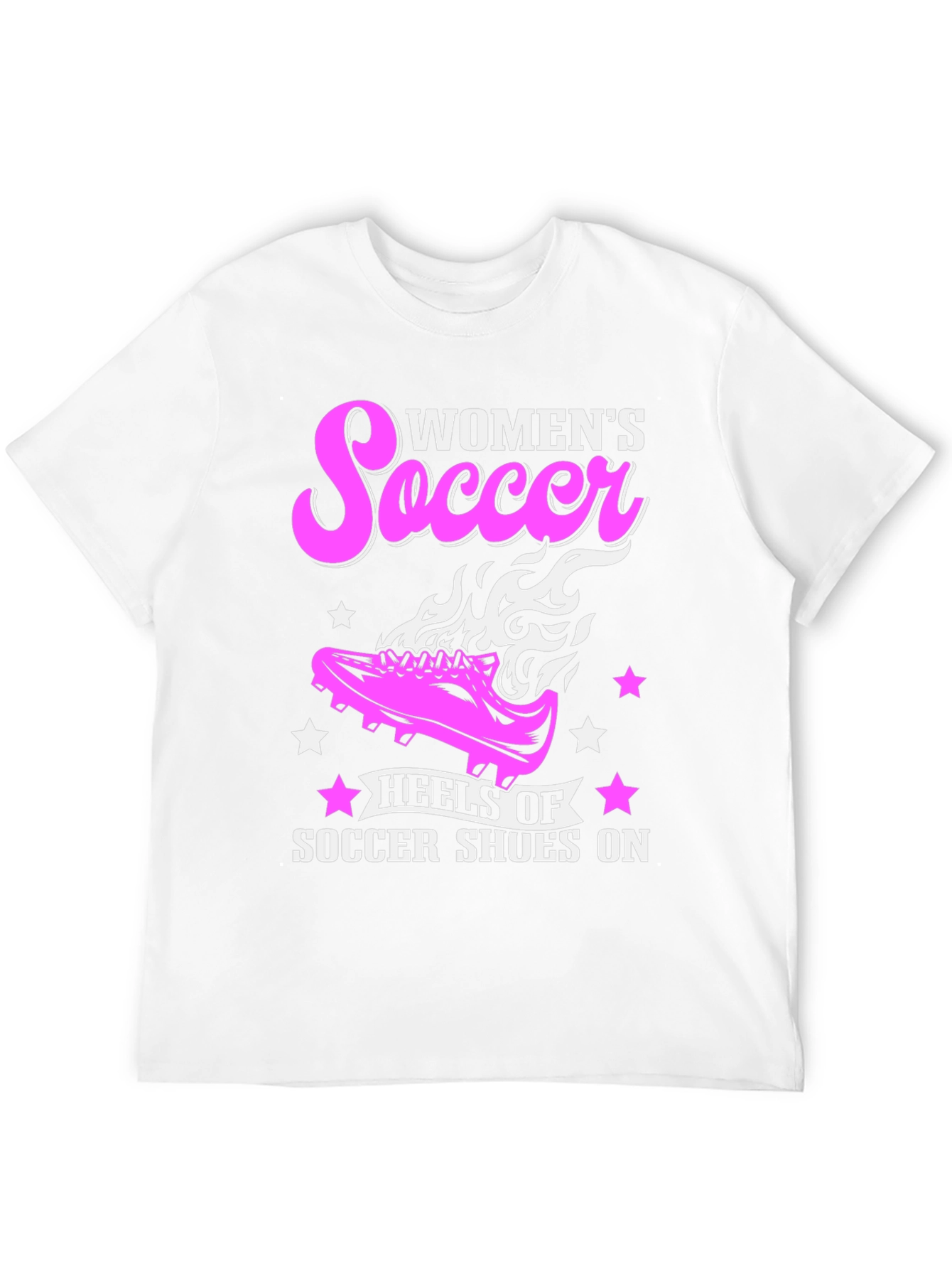 Womens Soccer Heels T-Shirt