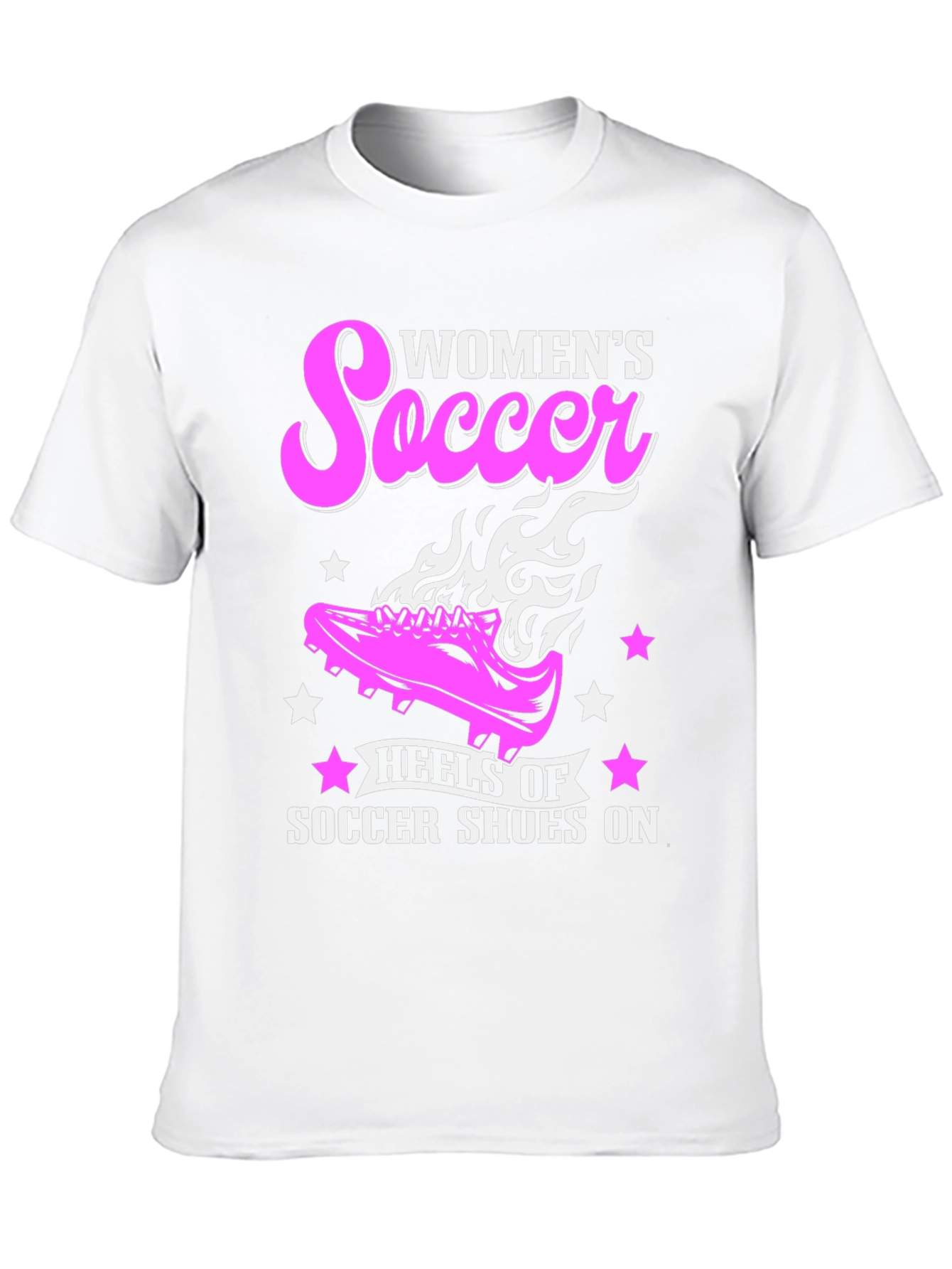 Womens Soccer Heels T-Shirt