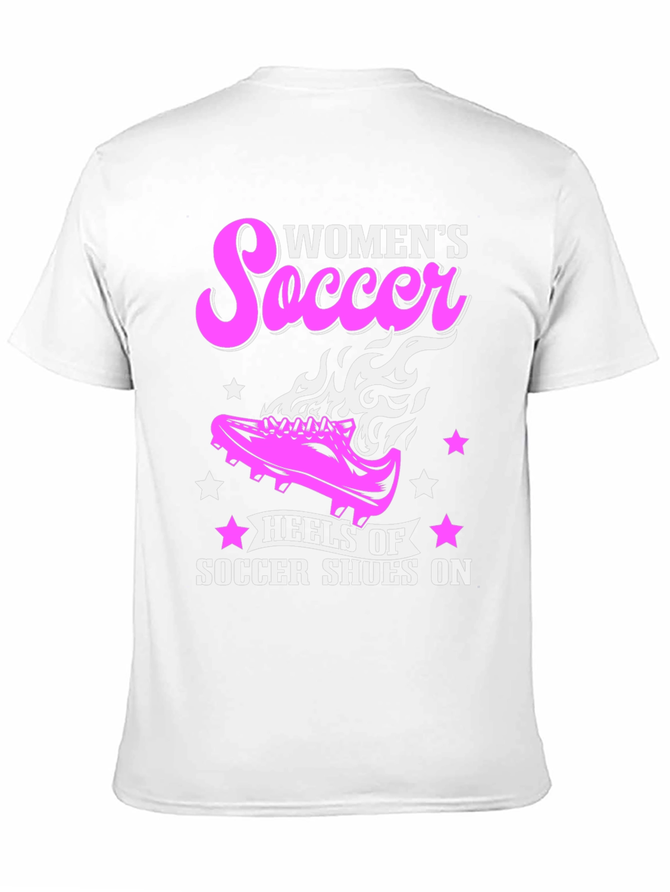 Womens Soccer Heels T-Shirt