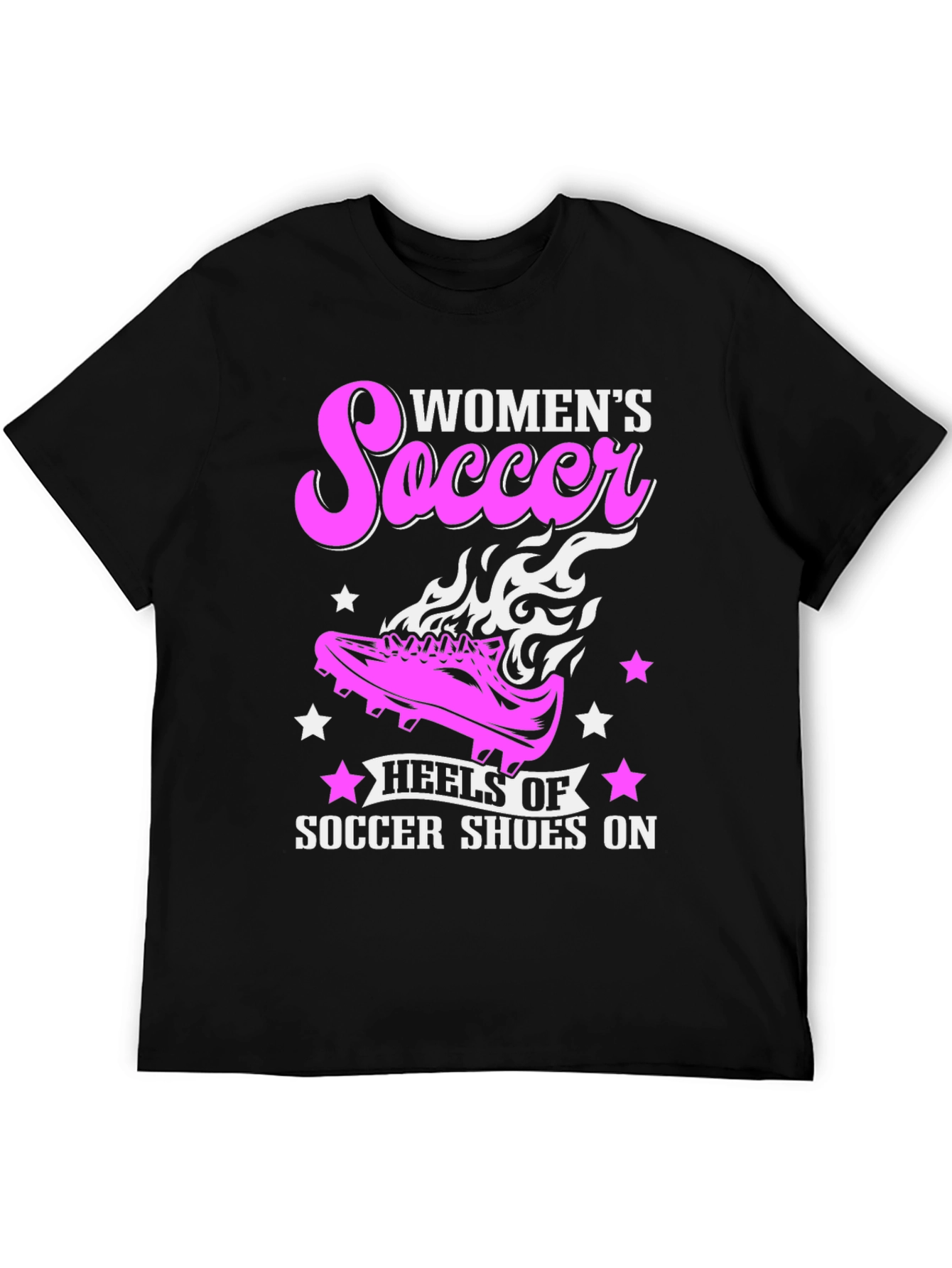 Womens Soccer Heels T-Shirt