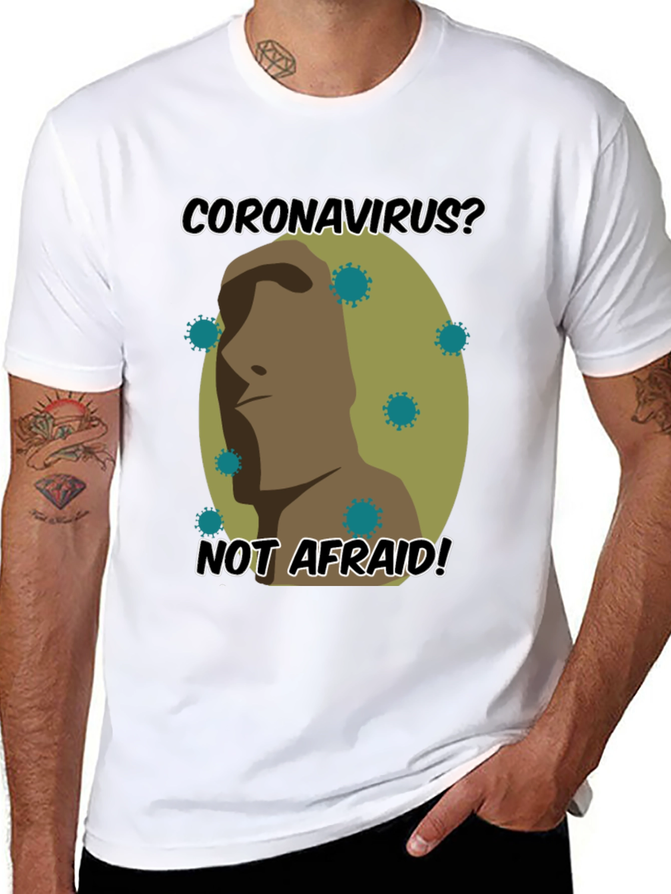 Coronavirus? Not Afraid! Graphic T-Shirt