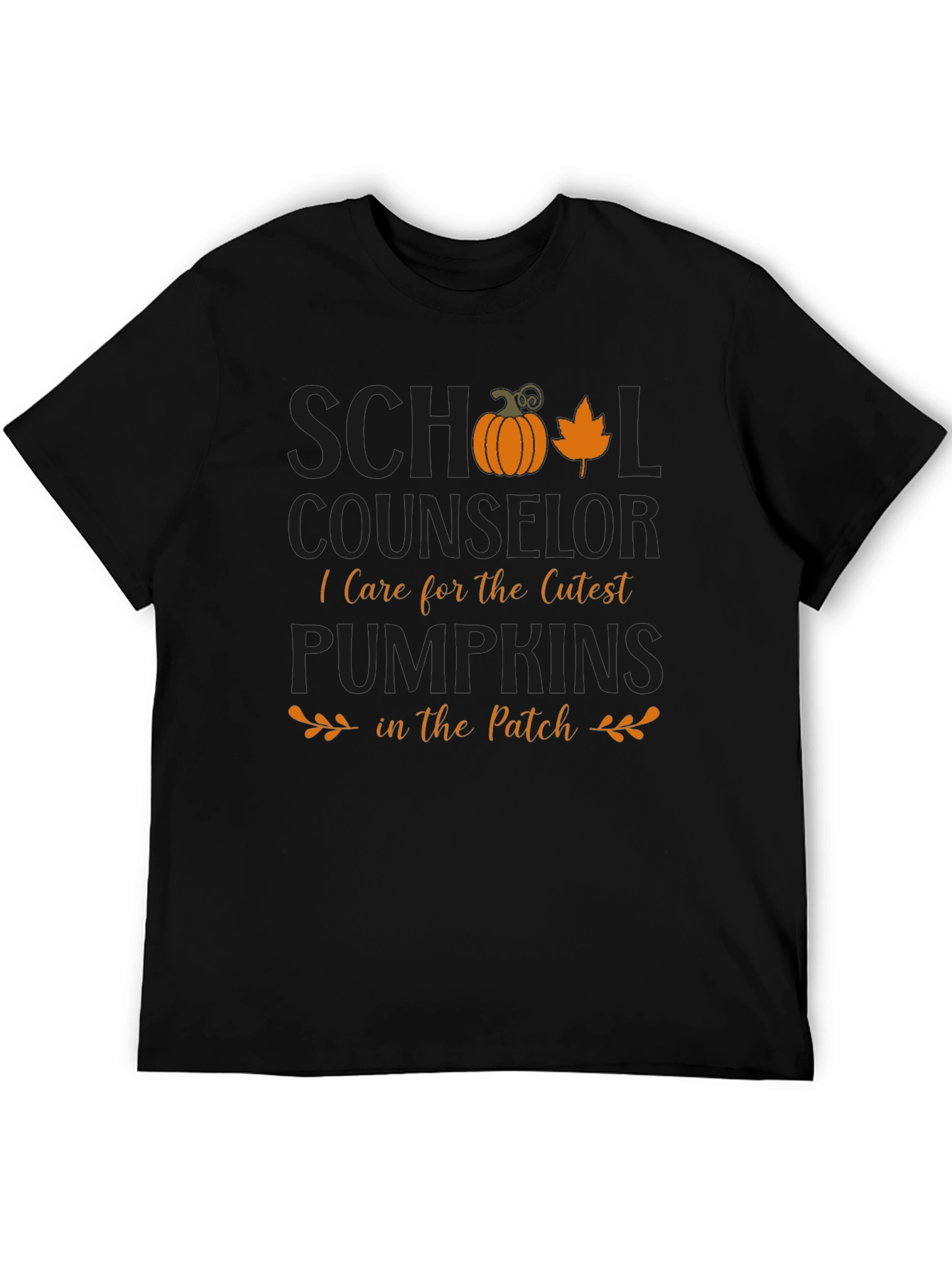 School Counselor Pumpkin Patch T-Shirt