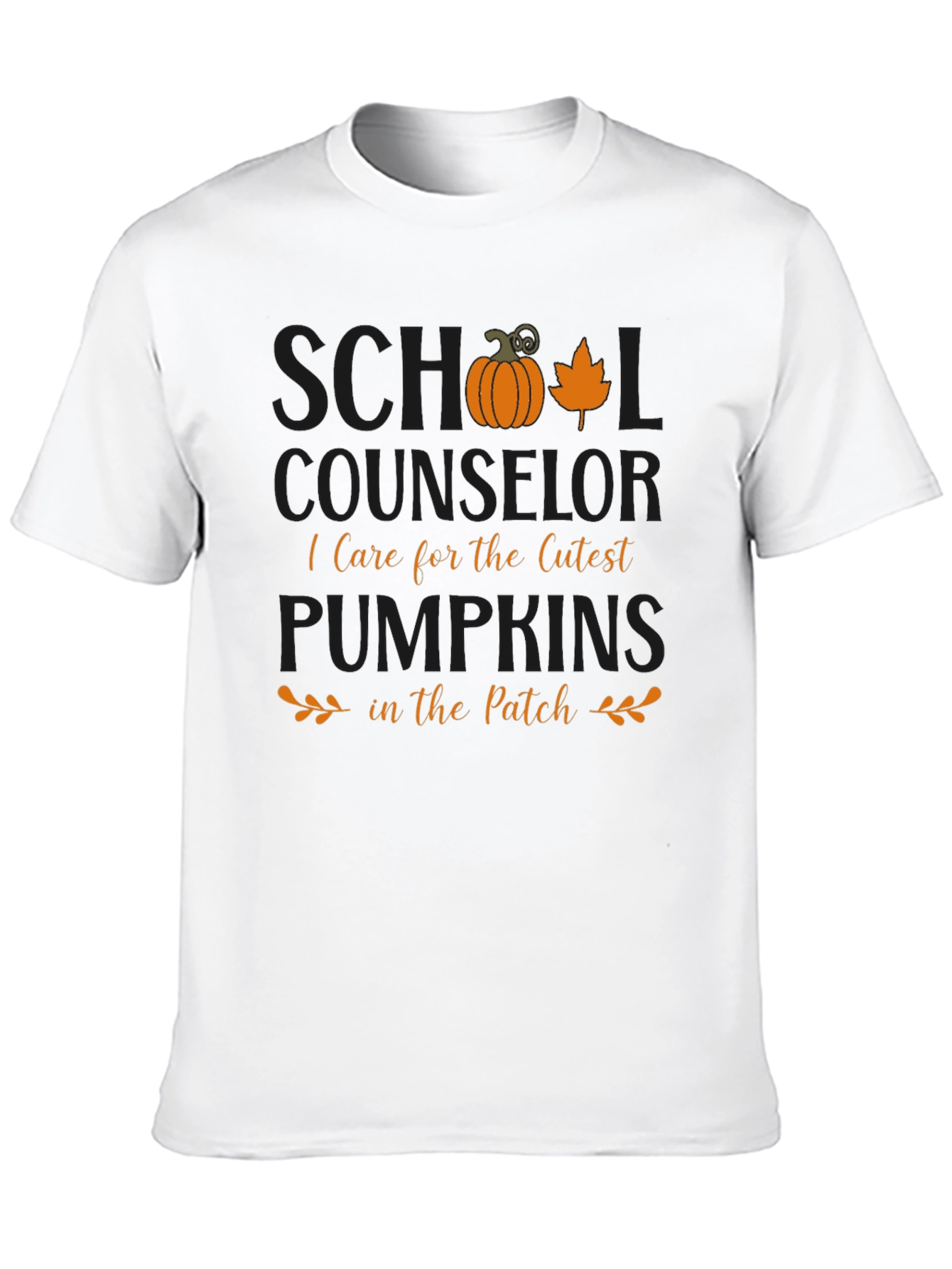 School Counselor Pumpkin Patch T-Shirt