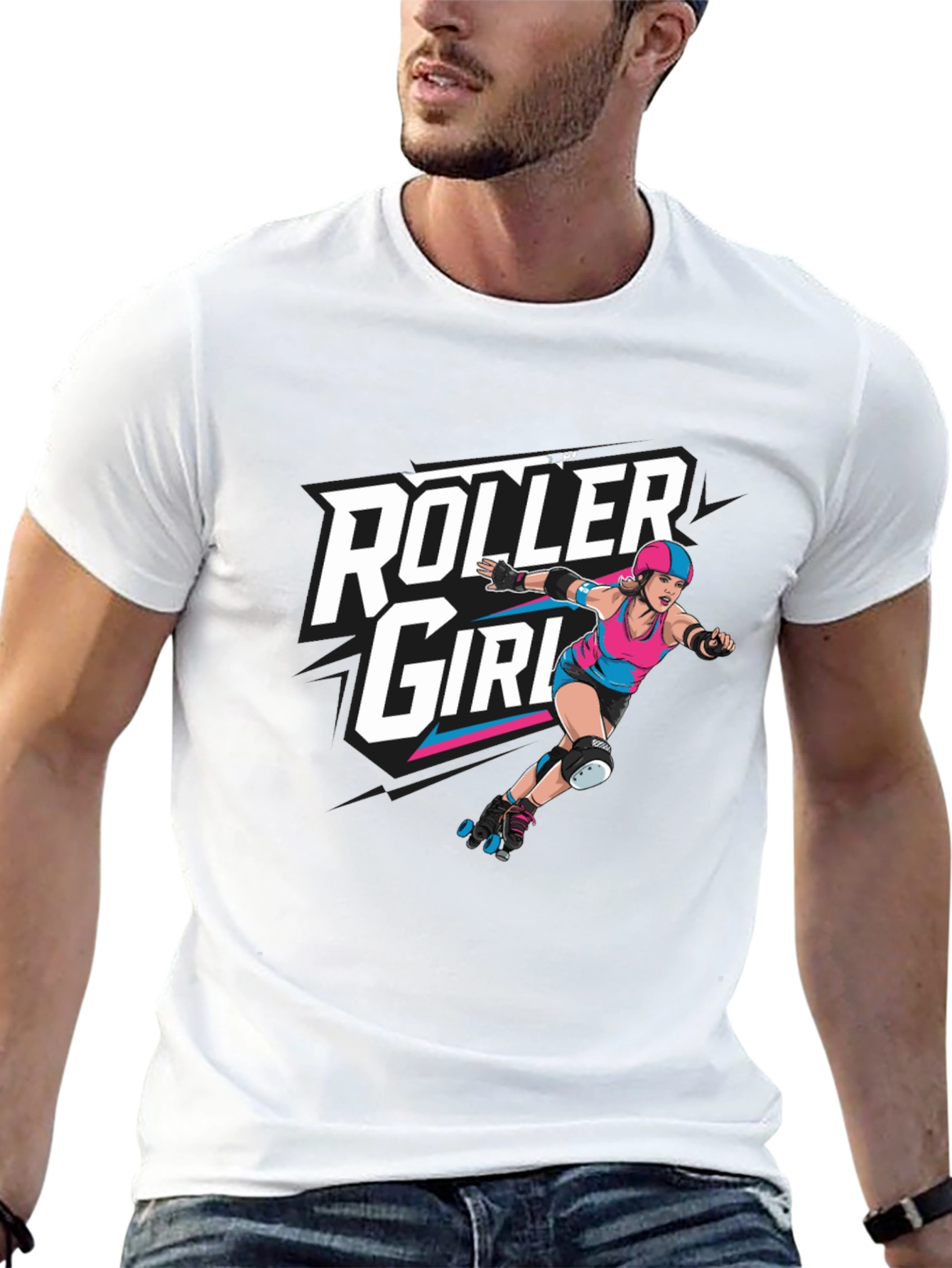 Roller Girl T-Shirt - Bold Graphic Tee