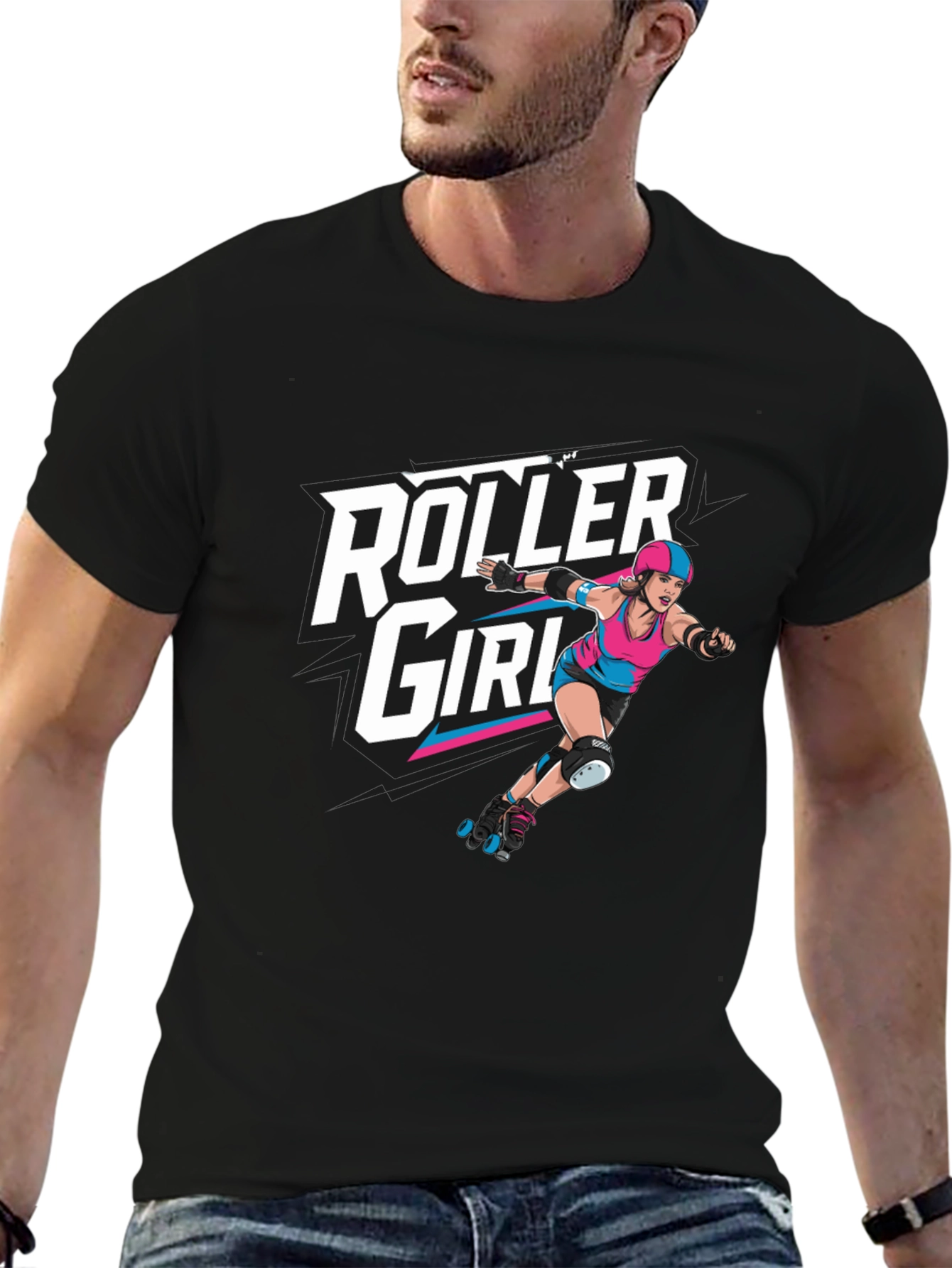 Roller Girl T-Shirt - Bold Graphic Tee