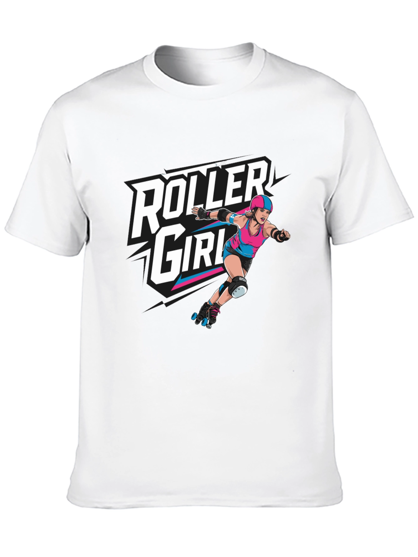 Roller Girl T-Shirt - Bold Graphic Tee