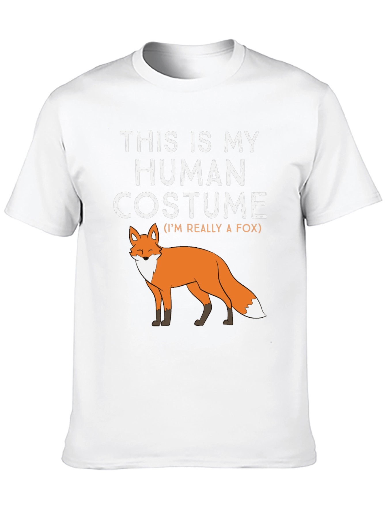 Human Costume Fox Graphic T-Shirt